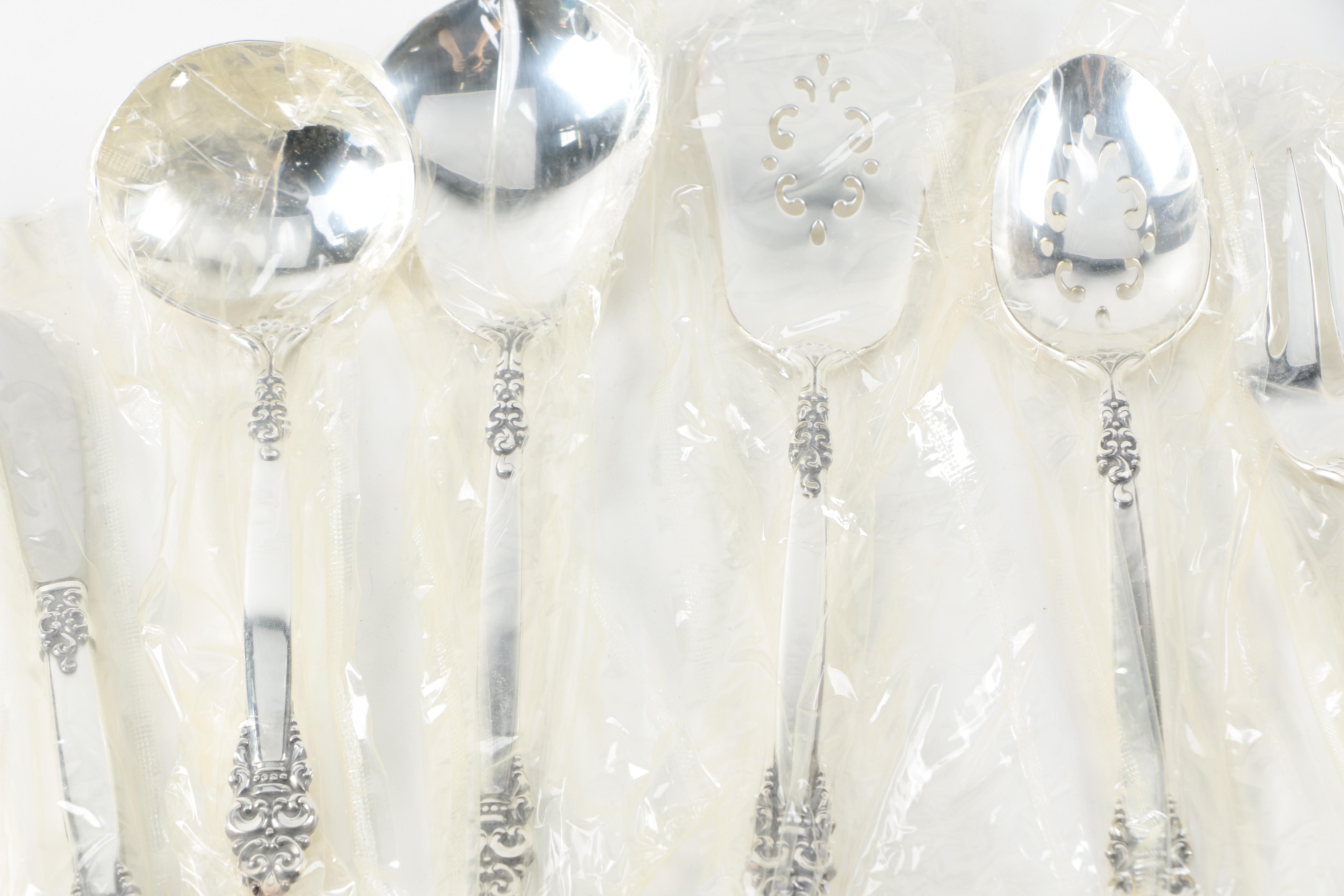 Community Silver Plate "Spanish Crown" Flatware Set