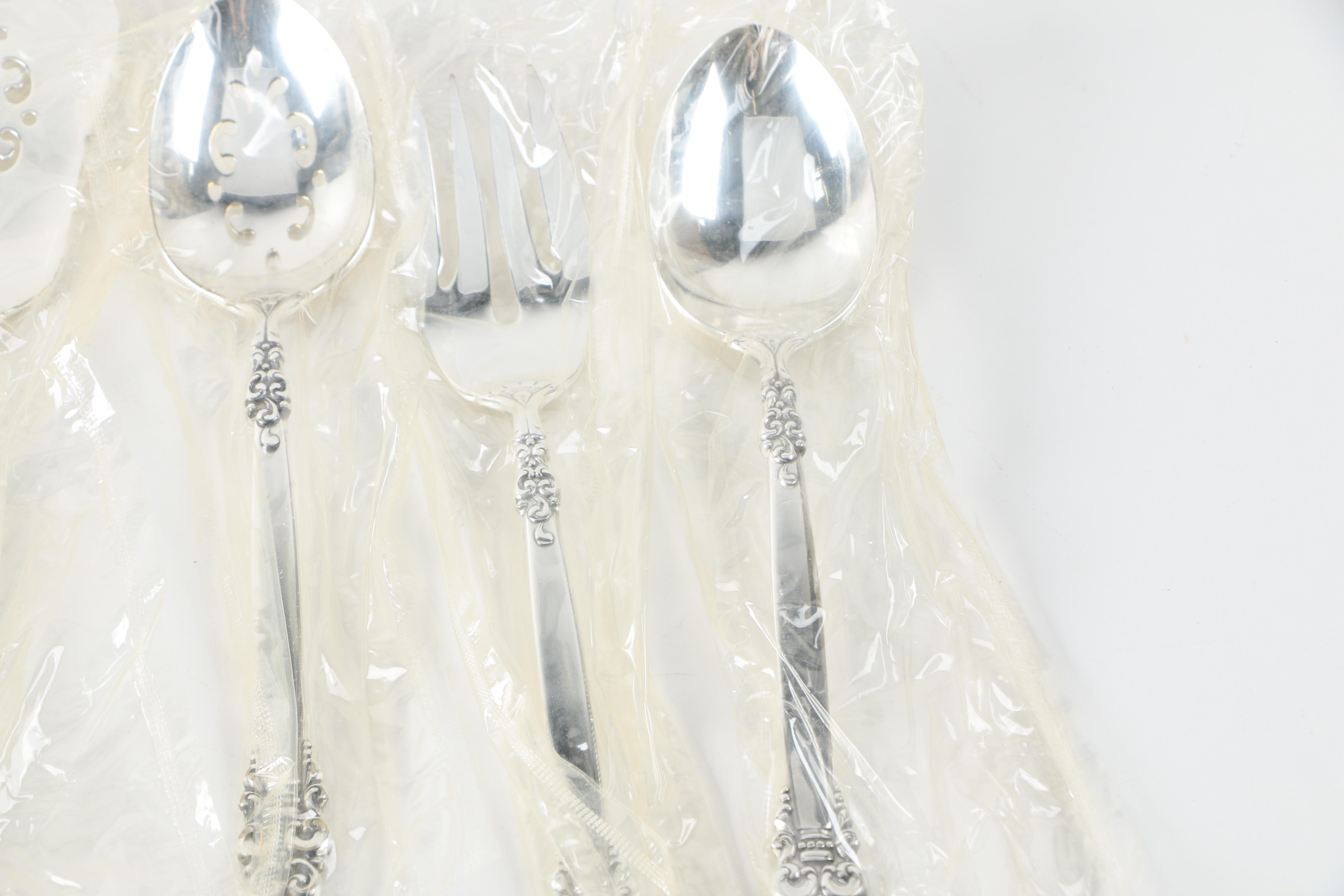 Community Silver Plate "Spanish Crown" Flatware Set