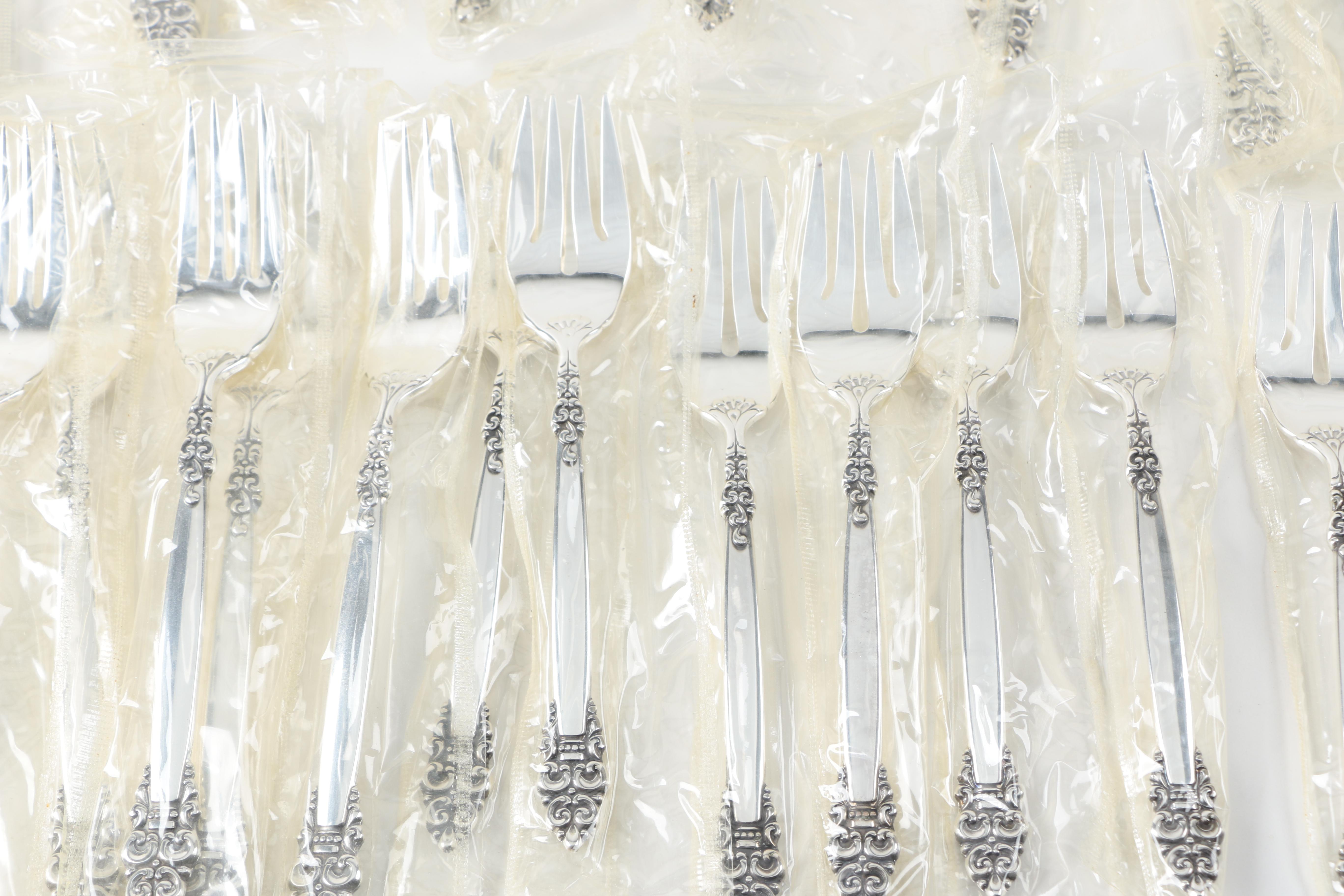 Community Silver Plate "Spanish Crown" Flatware Set