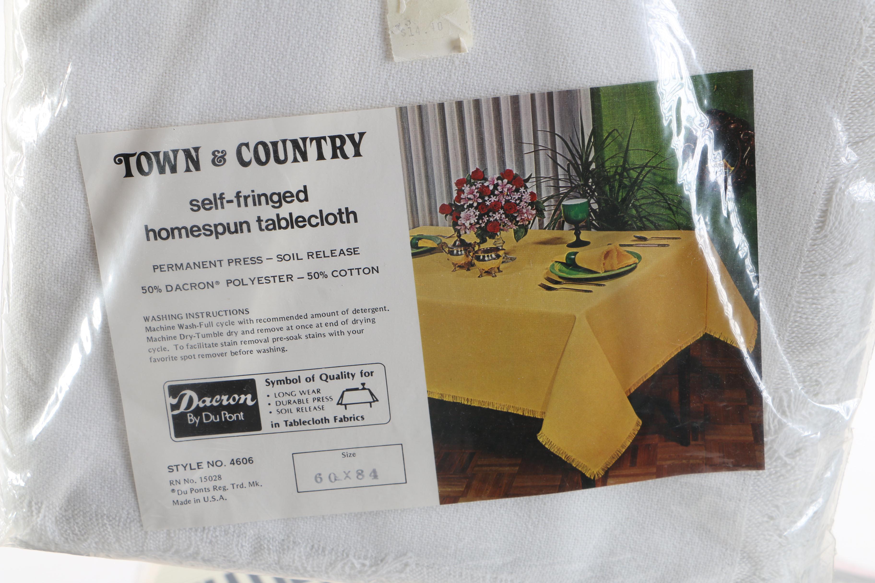 Assorted Tablecloths and Additional Linens