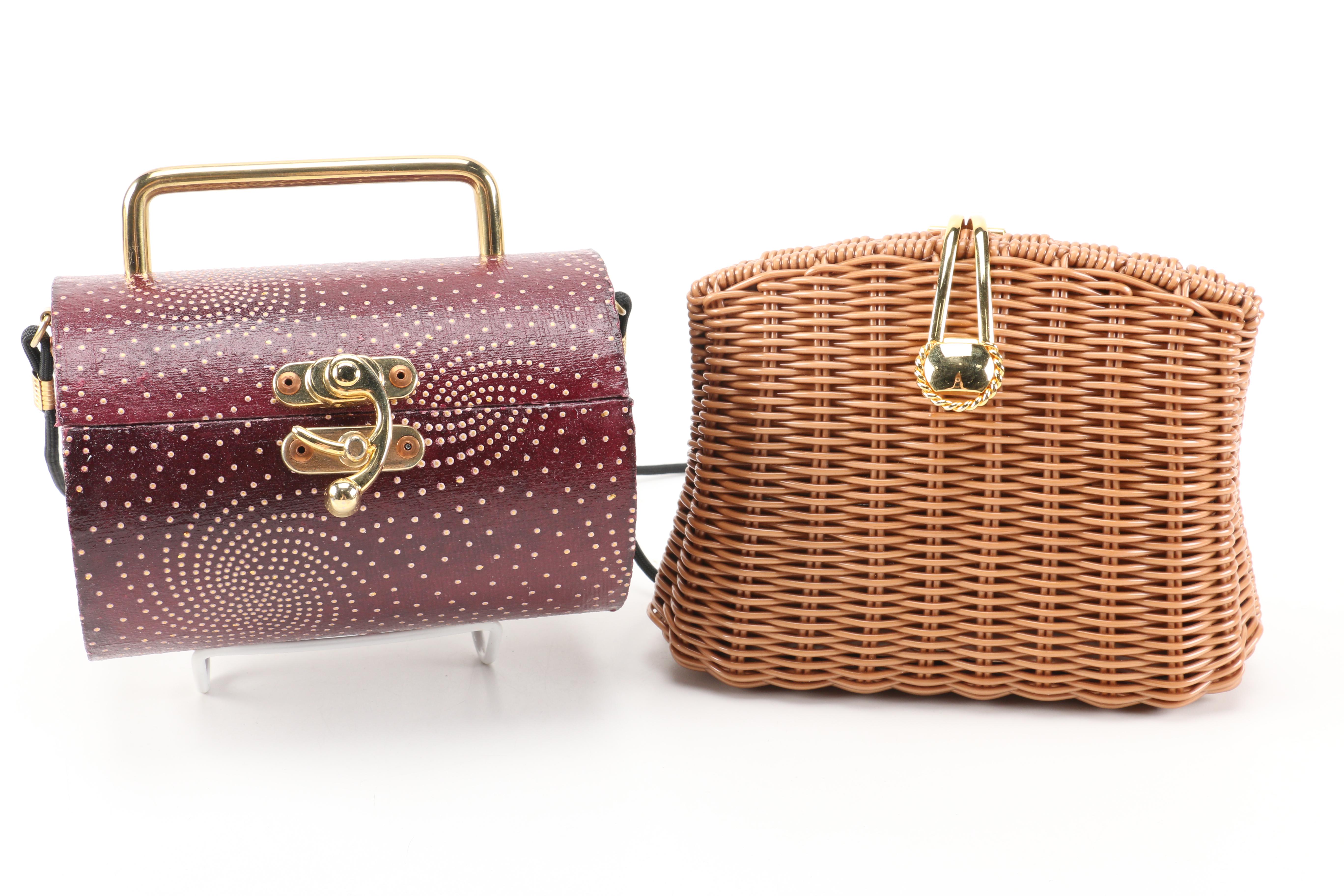 Day and Evening Clutches Including Modern and Vintage