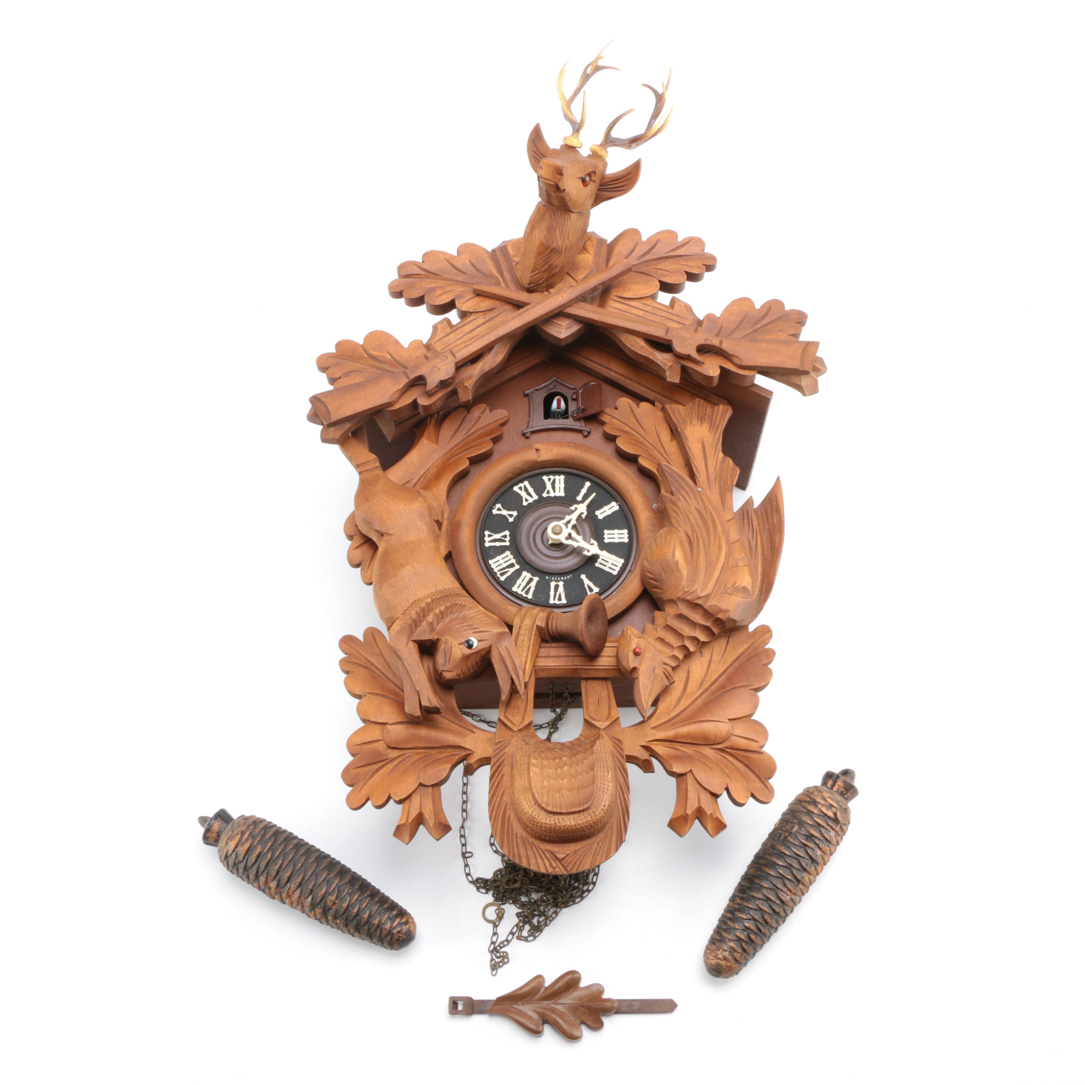 Vintage W. Germany Cuckoo Clock