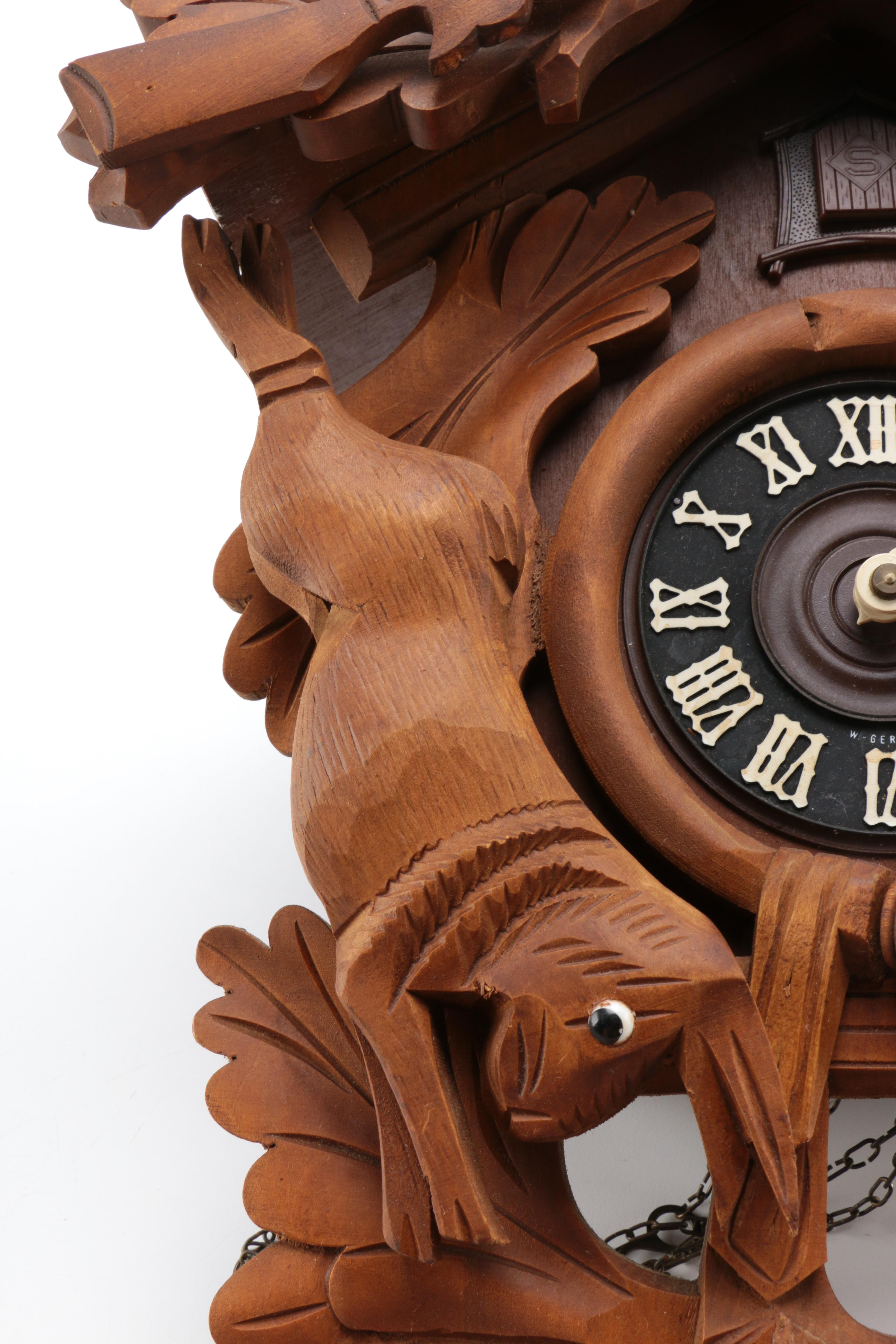 Vintage W. Germany Cuckoo Clock
