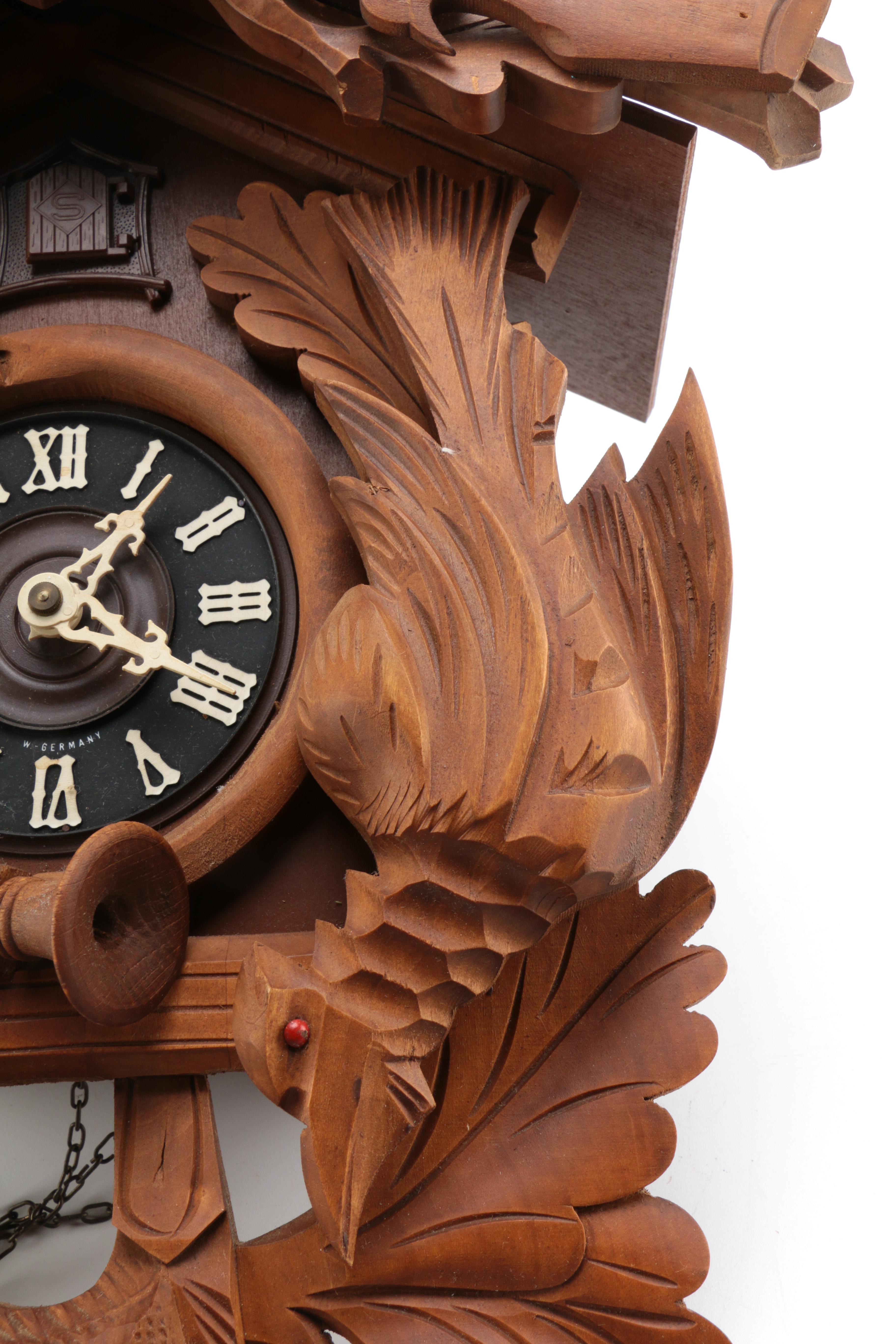 Vintage W. Germany Cuckoo Clock