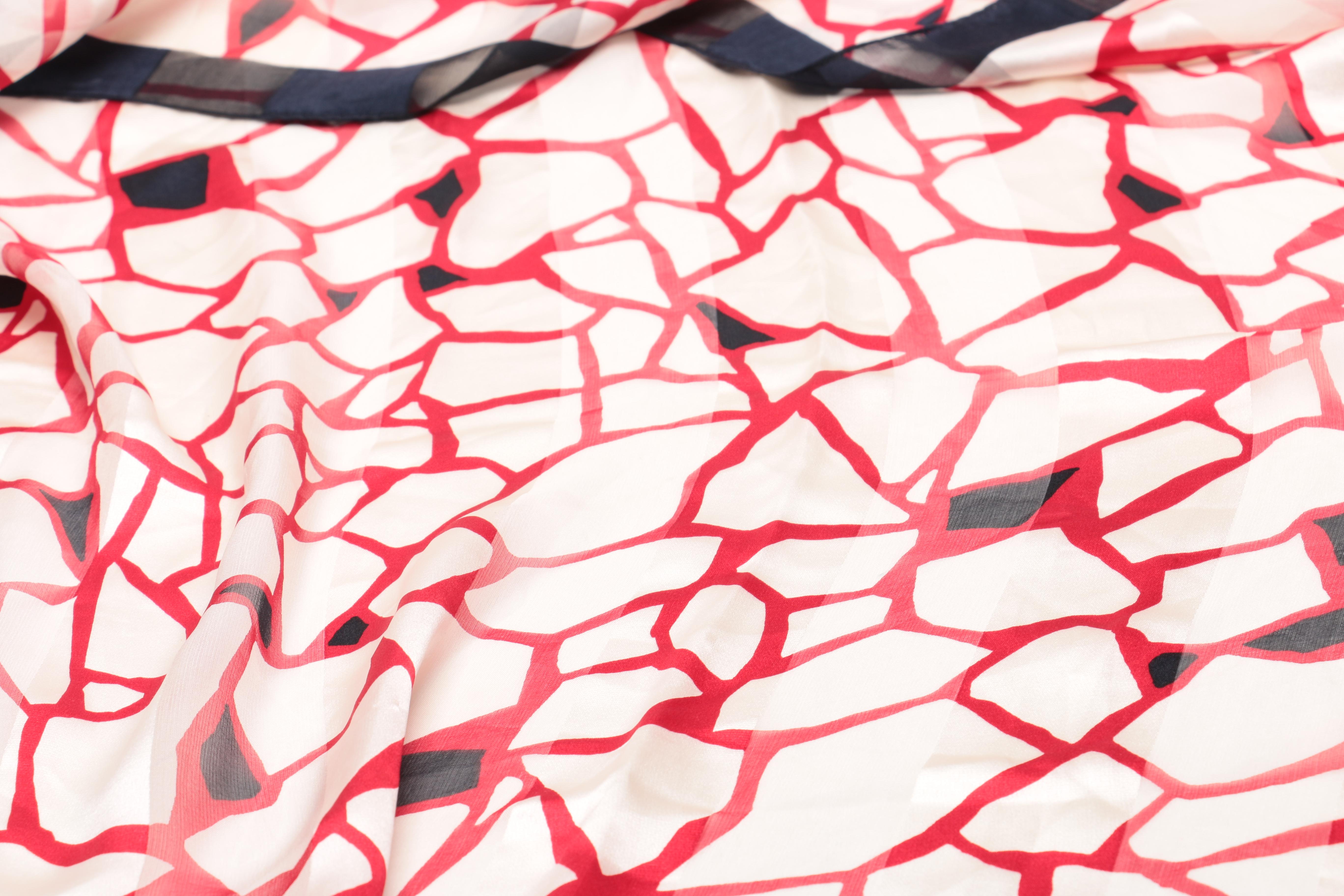 Collection of Oscar de la Renta Silk Scarves