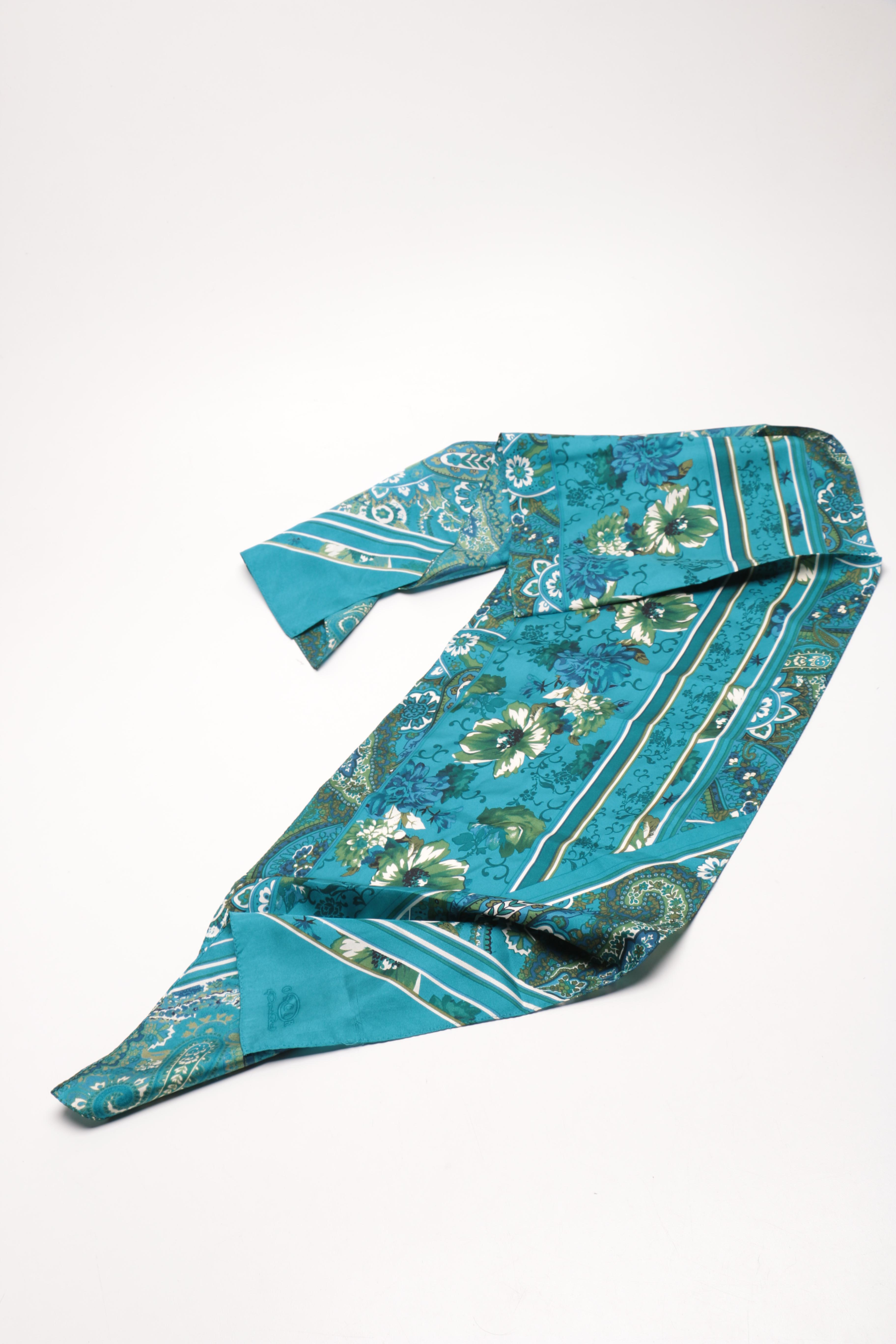 Collection of Oscar de la Renta Silk Scarves