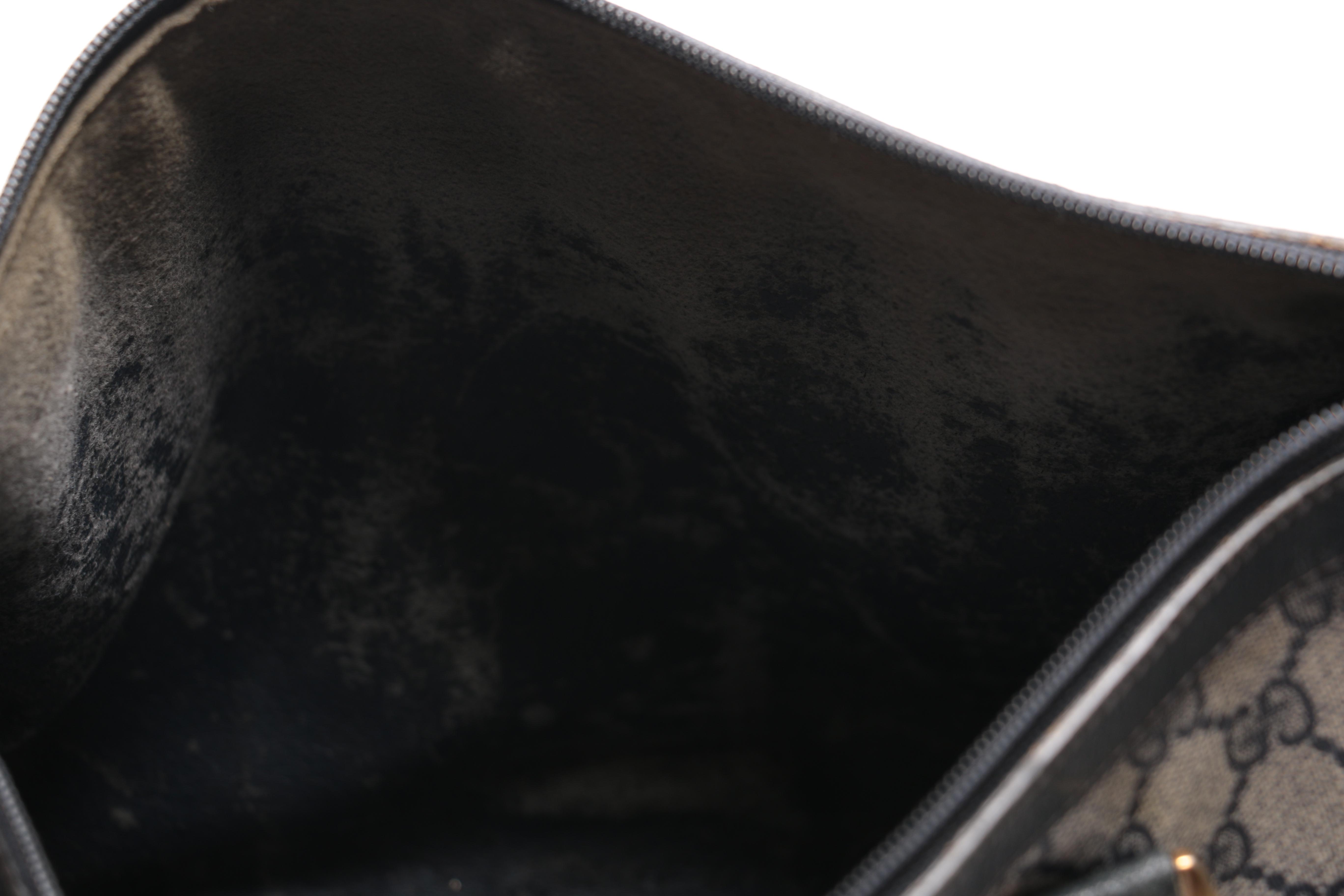 Gucci Monogram Supreme Canvas Satchel