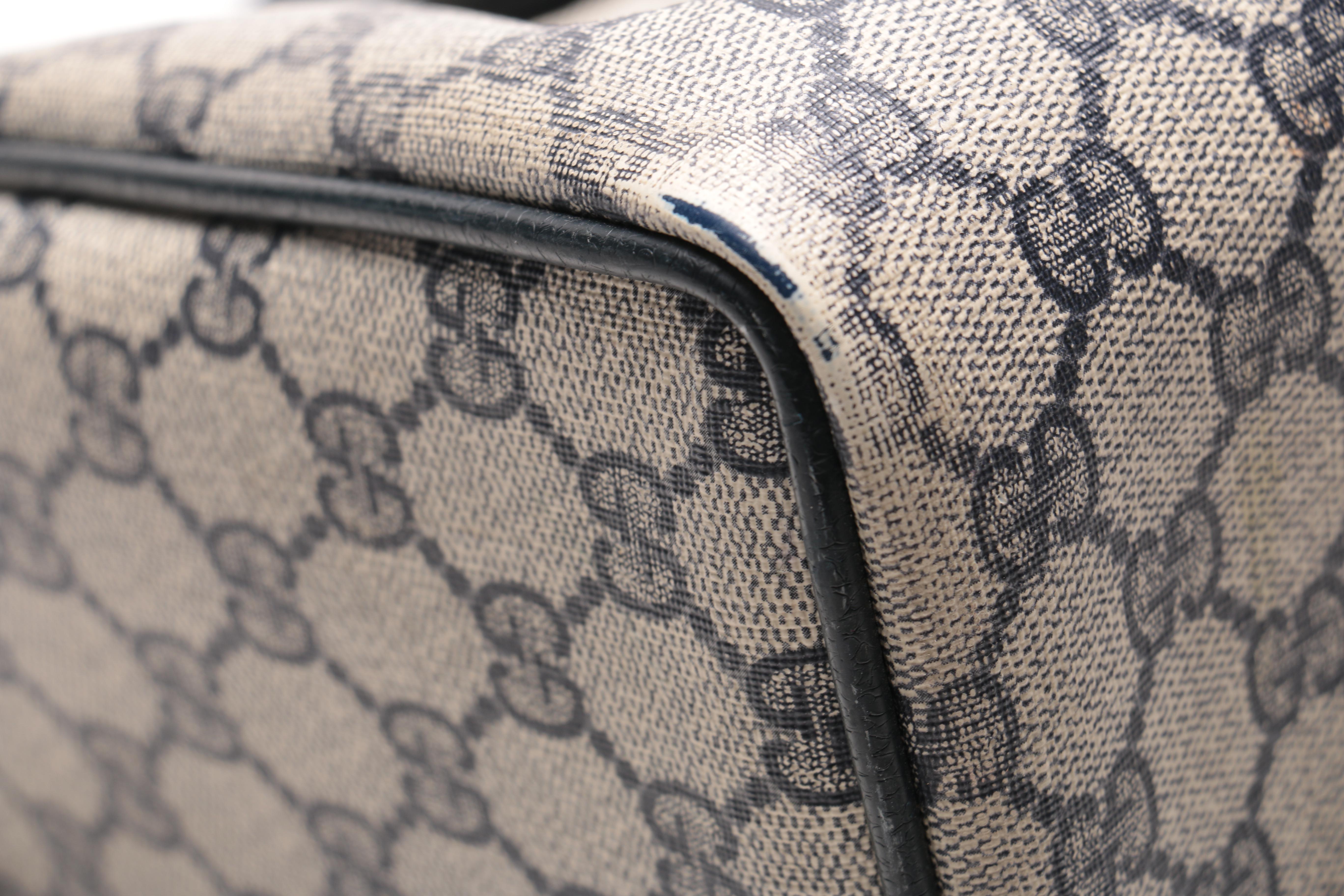 Gucci Monogram Supreme Canvas Satchel