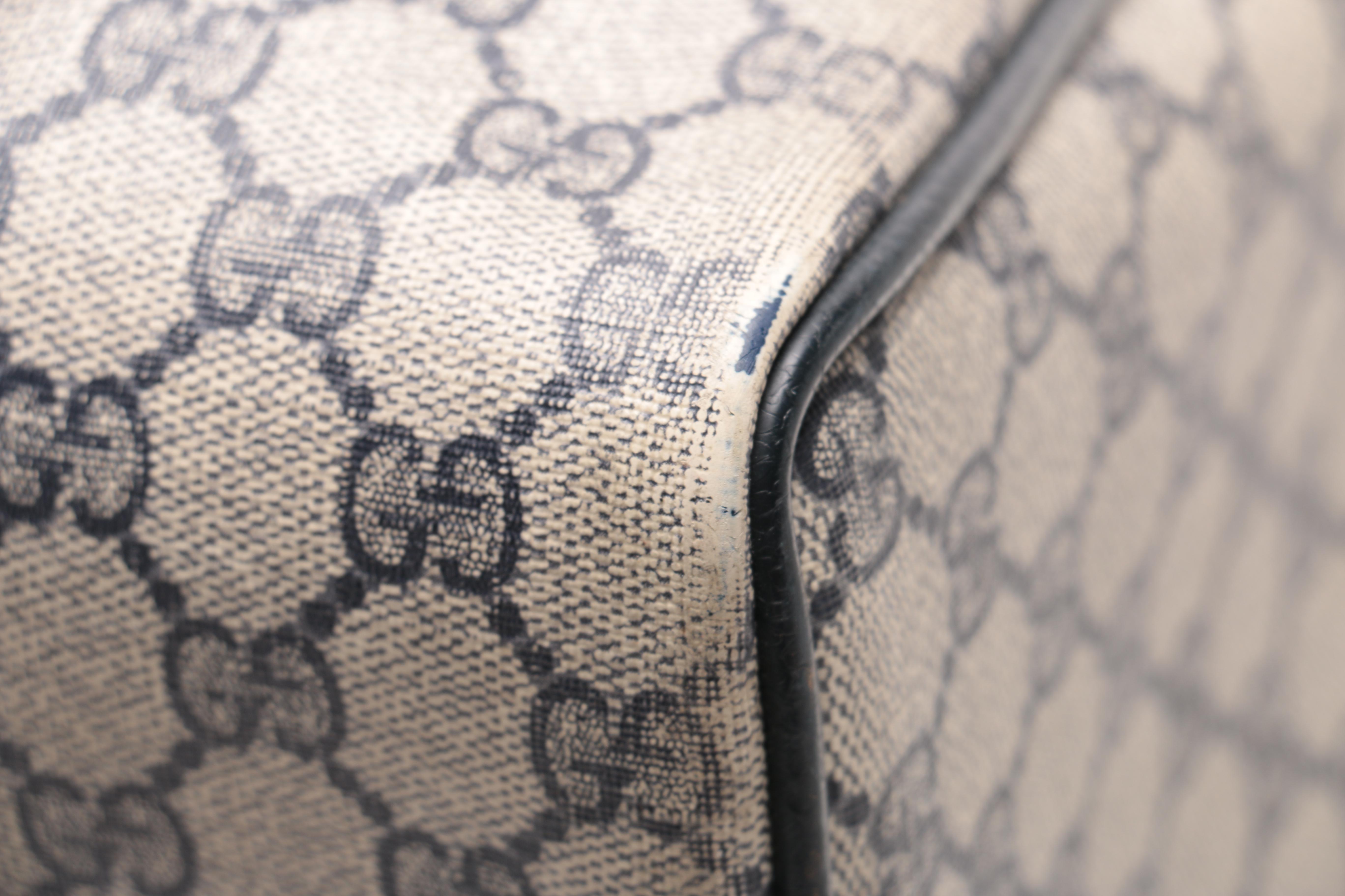 Gucci Monogram Supreme Canvas Satchel