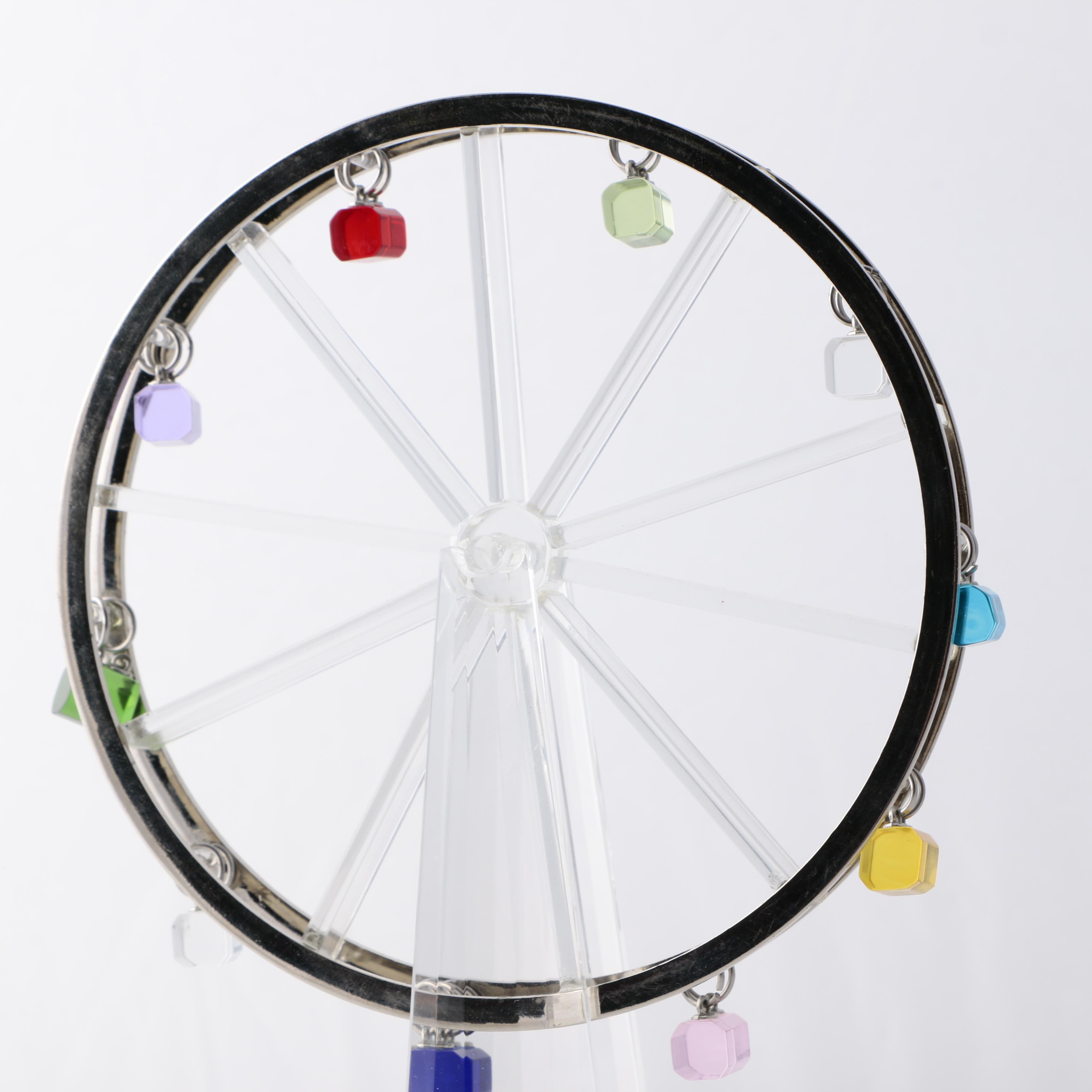 Crystal Ferris Wheel and Globe by Shannon Crystal