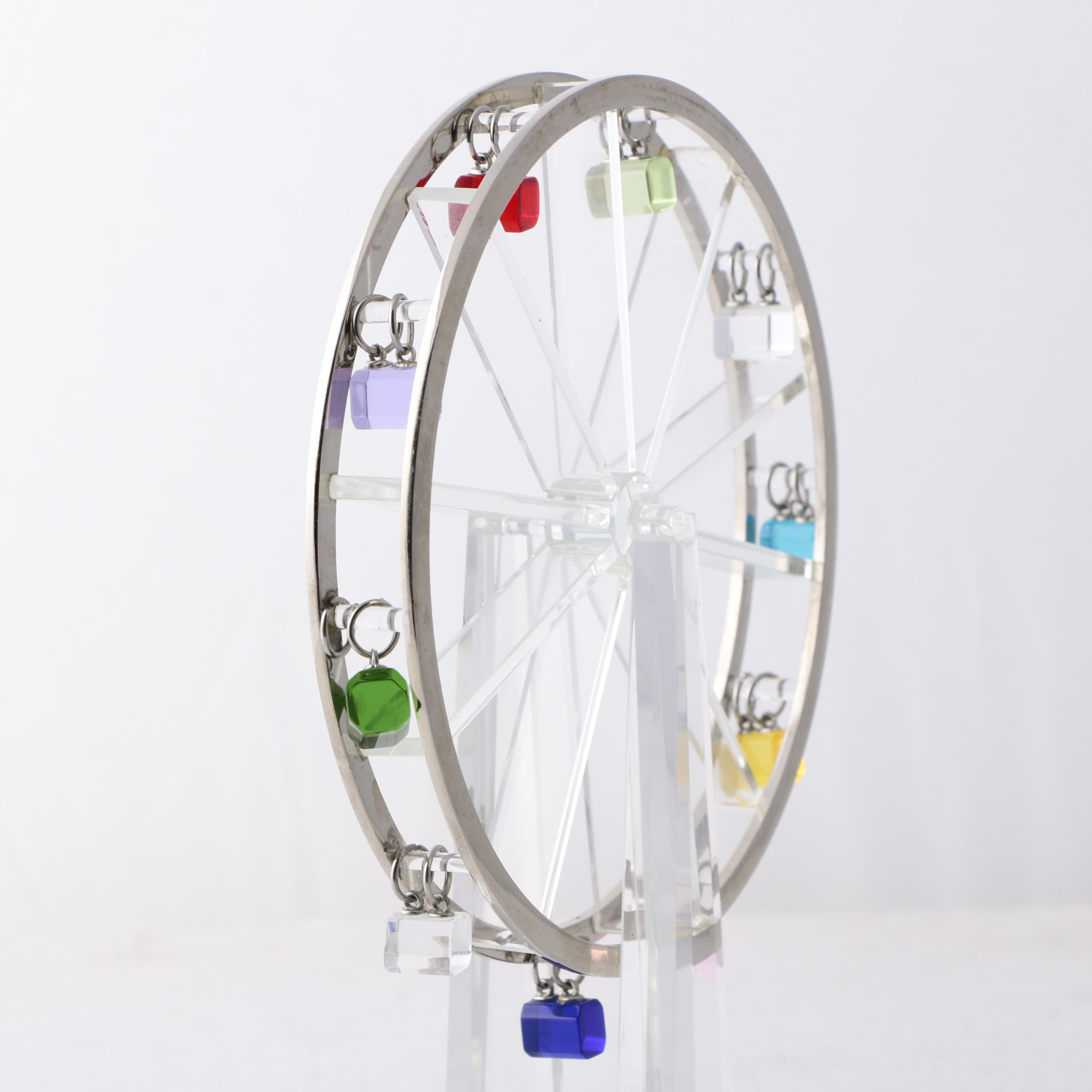 Crystal Ferris Wheel and Globe by Shannon Crystal