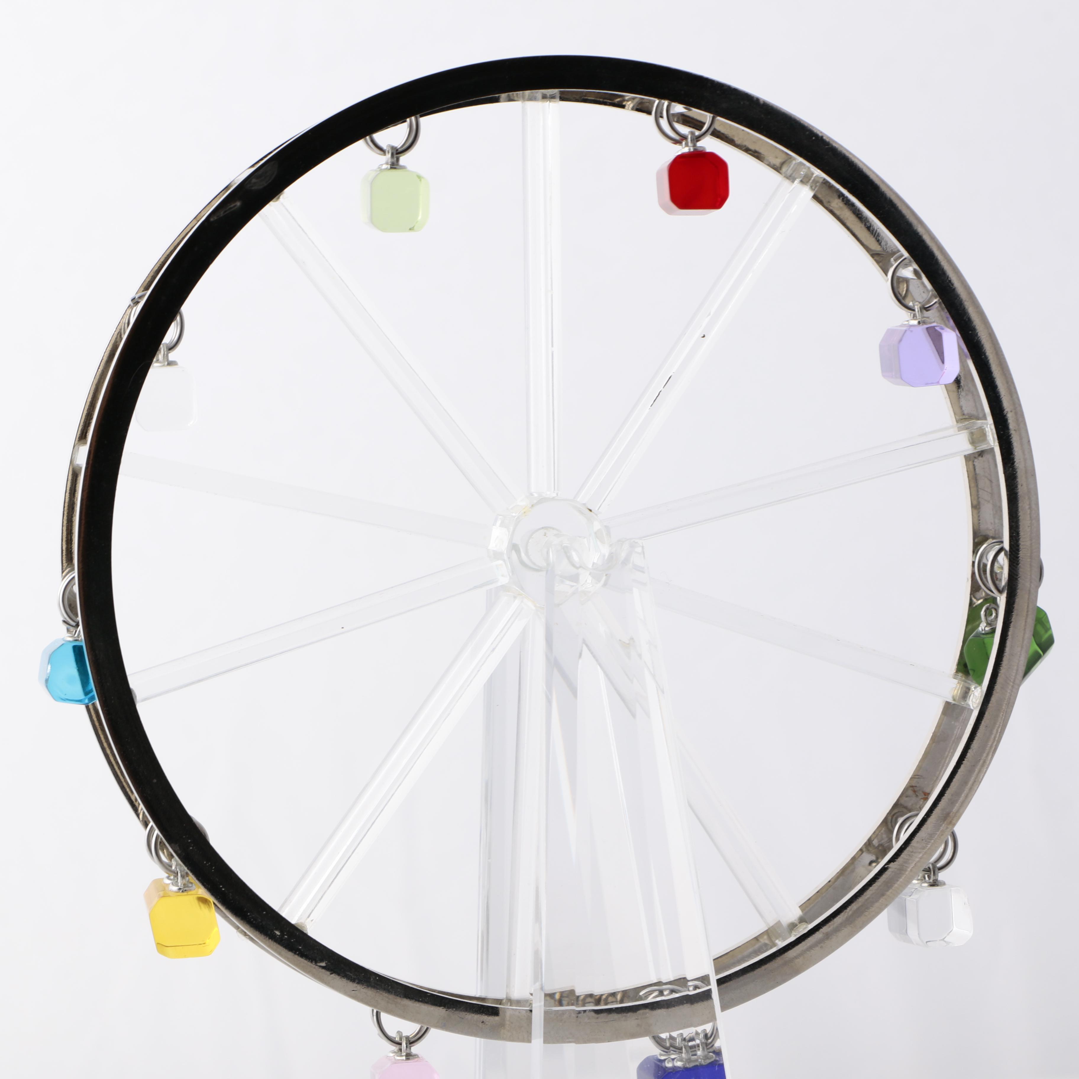 Crystal Ferris Wheel and Globe by Shannon Crystal