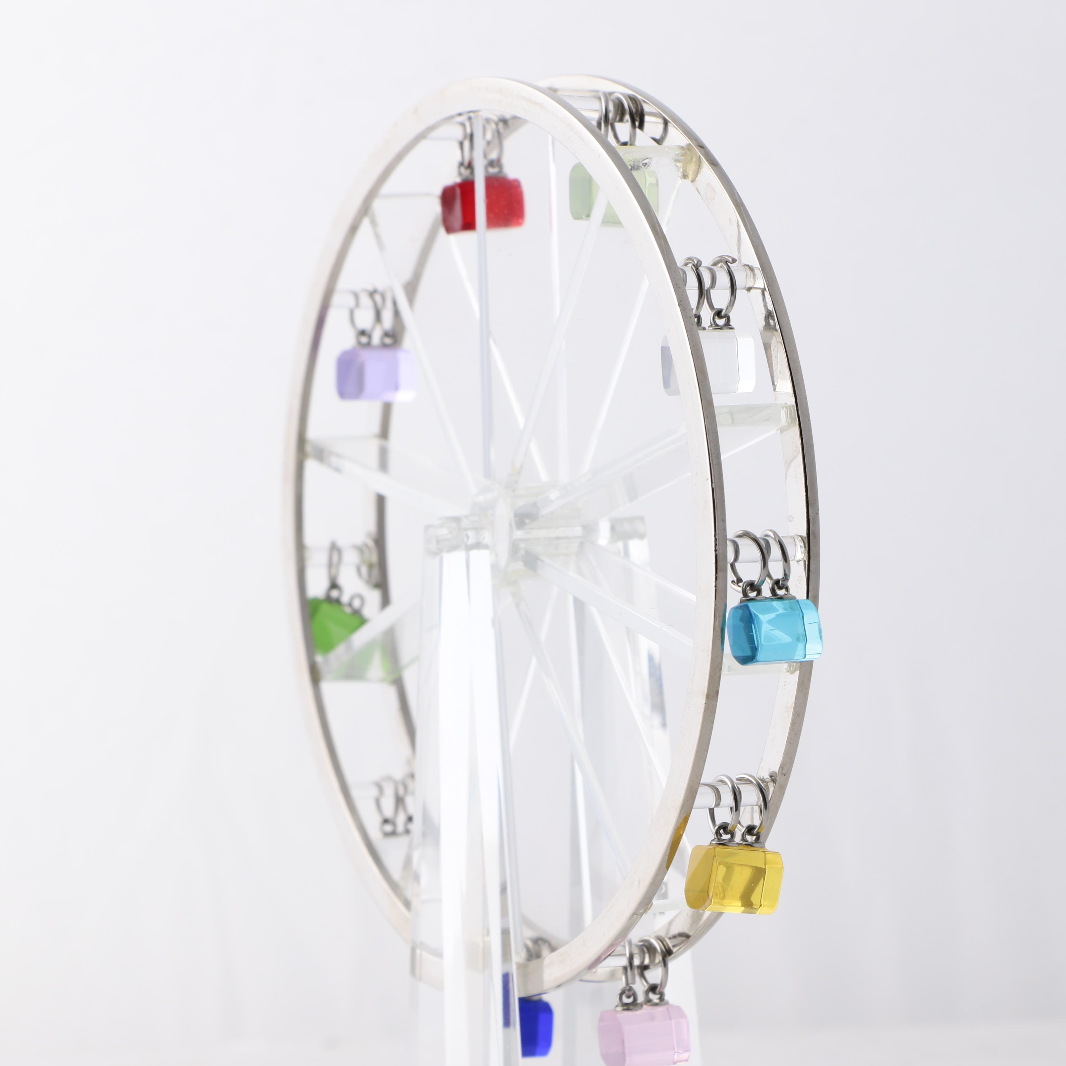 Crystal Ferris Wheel and Globe by Shannon Crystal