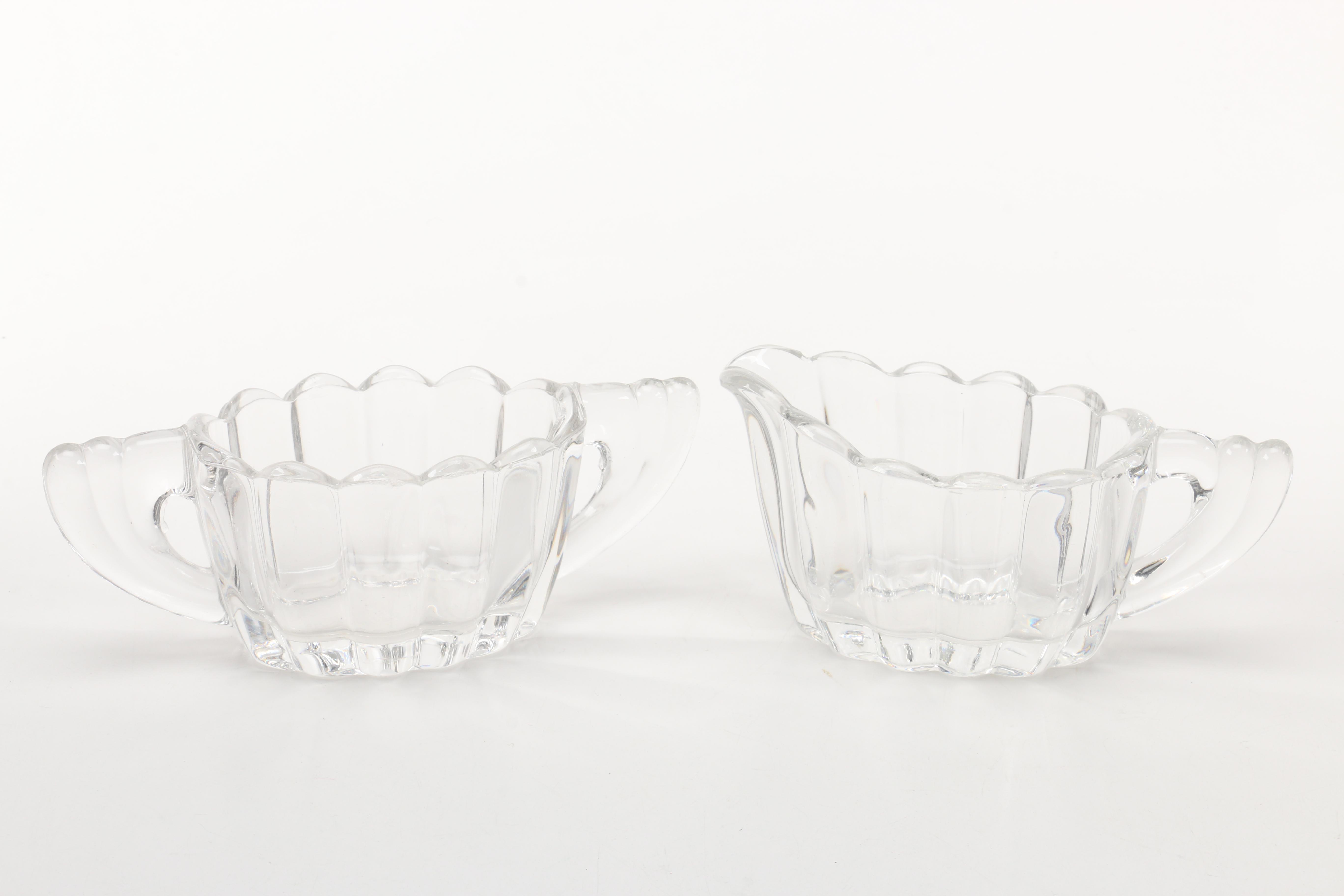 Hazel Atlas Glass "Checkerboard" and Heisey Glass "Crystolite"