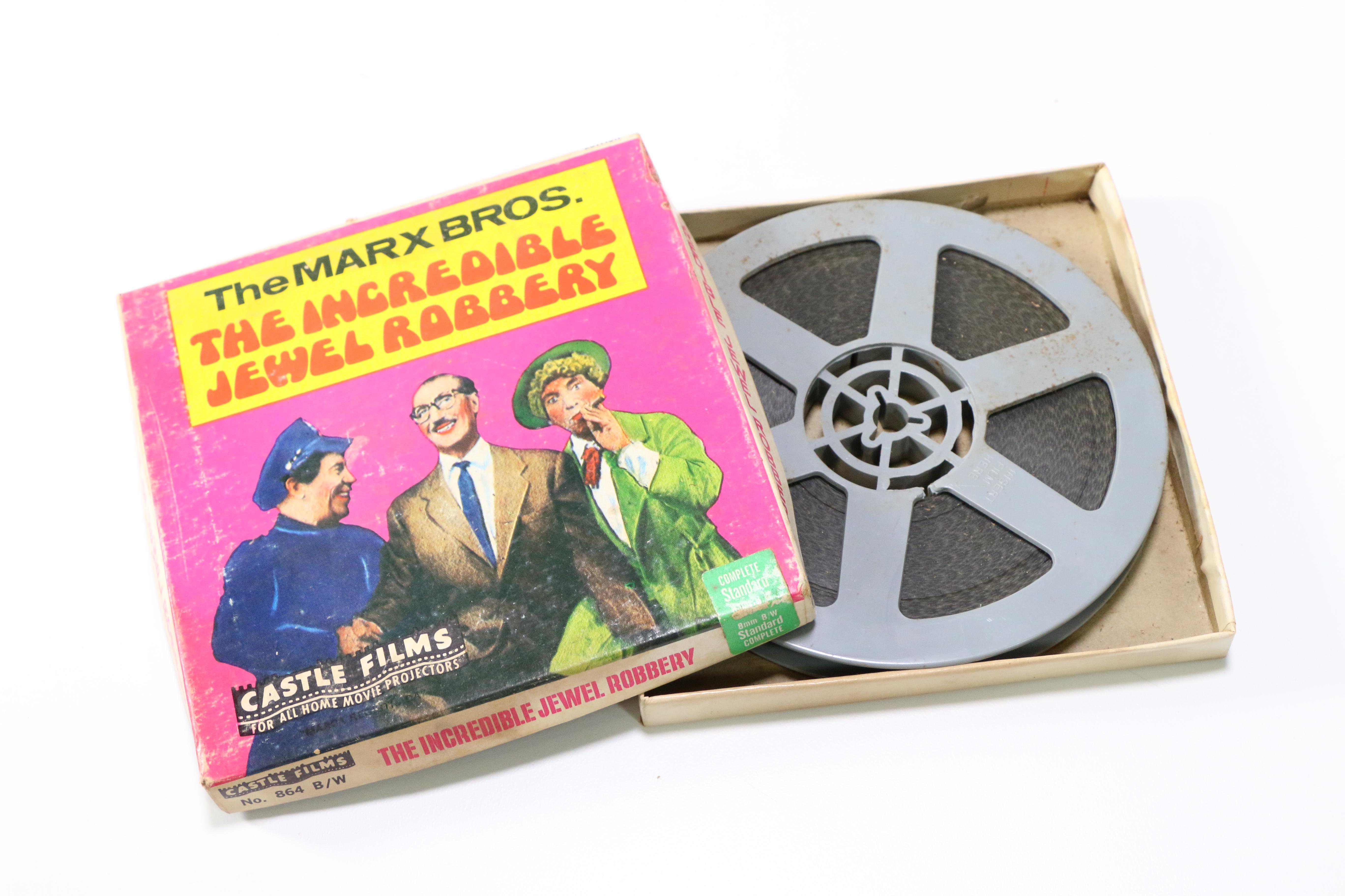 8mm Home Movies Including the Marx Brothers, "News Parade" and "Earth vs. the Flying Saucers"