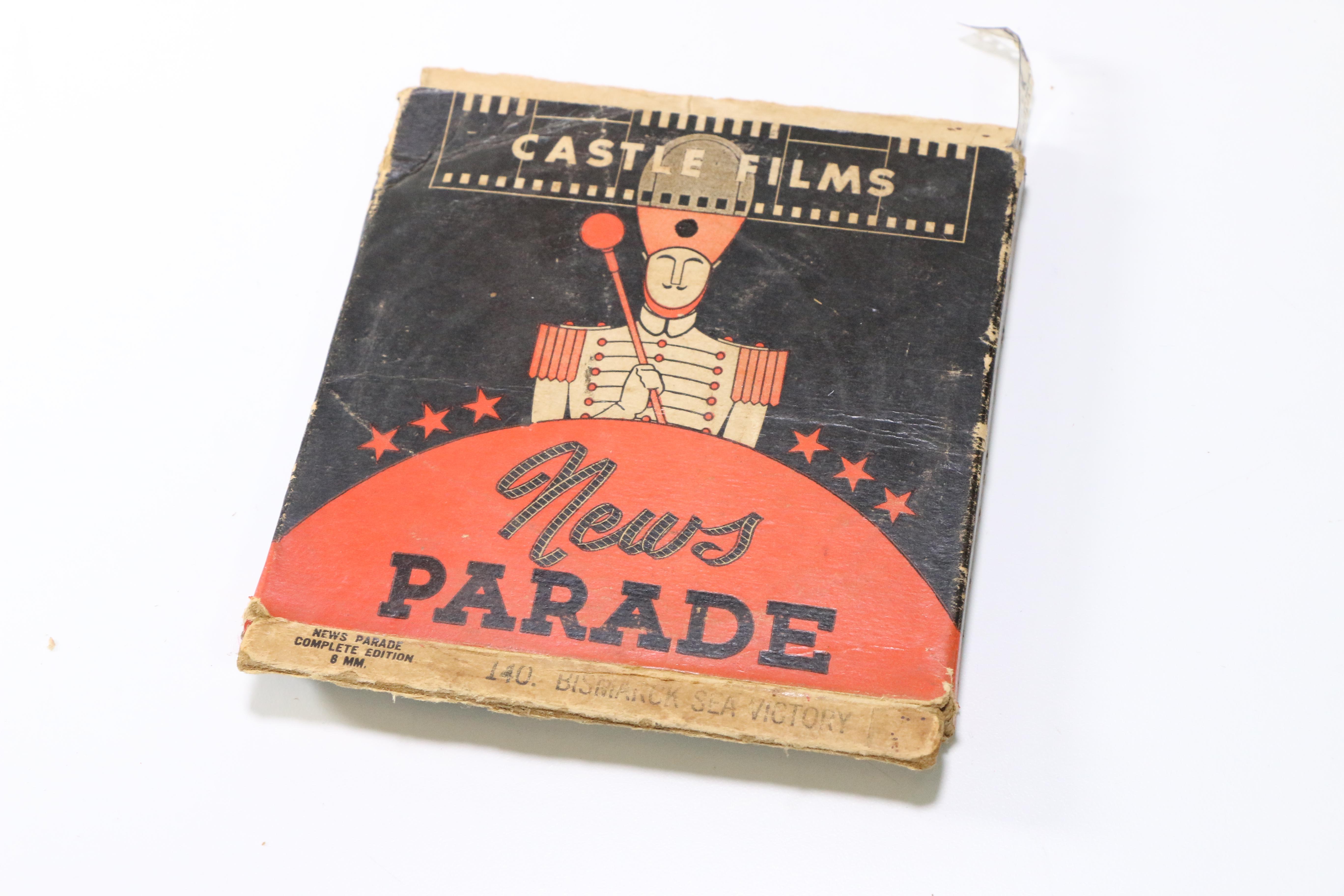 8mm Home Movies Including the Marx Brothers, "News Parade" and "Earth vs. the Flying Saucers"