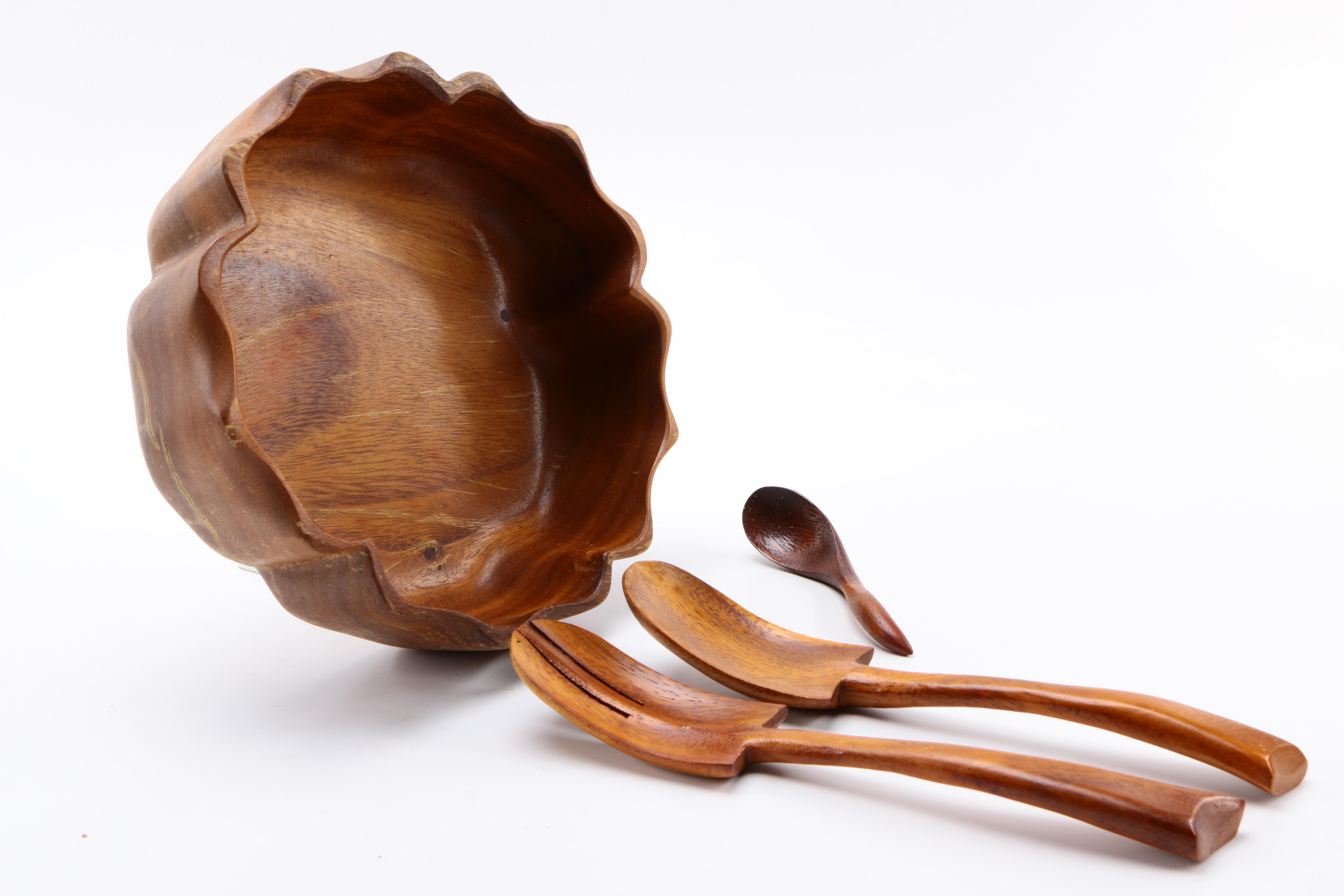 Wooden and Metal Kitchen Utensils