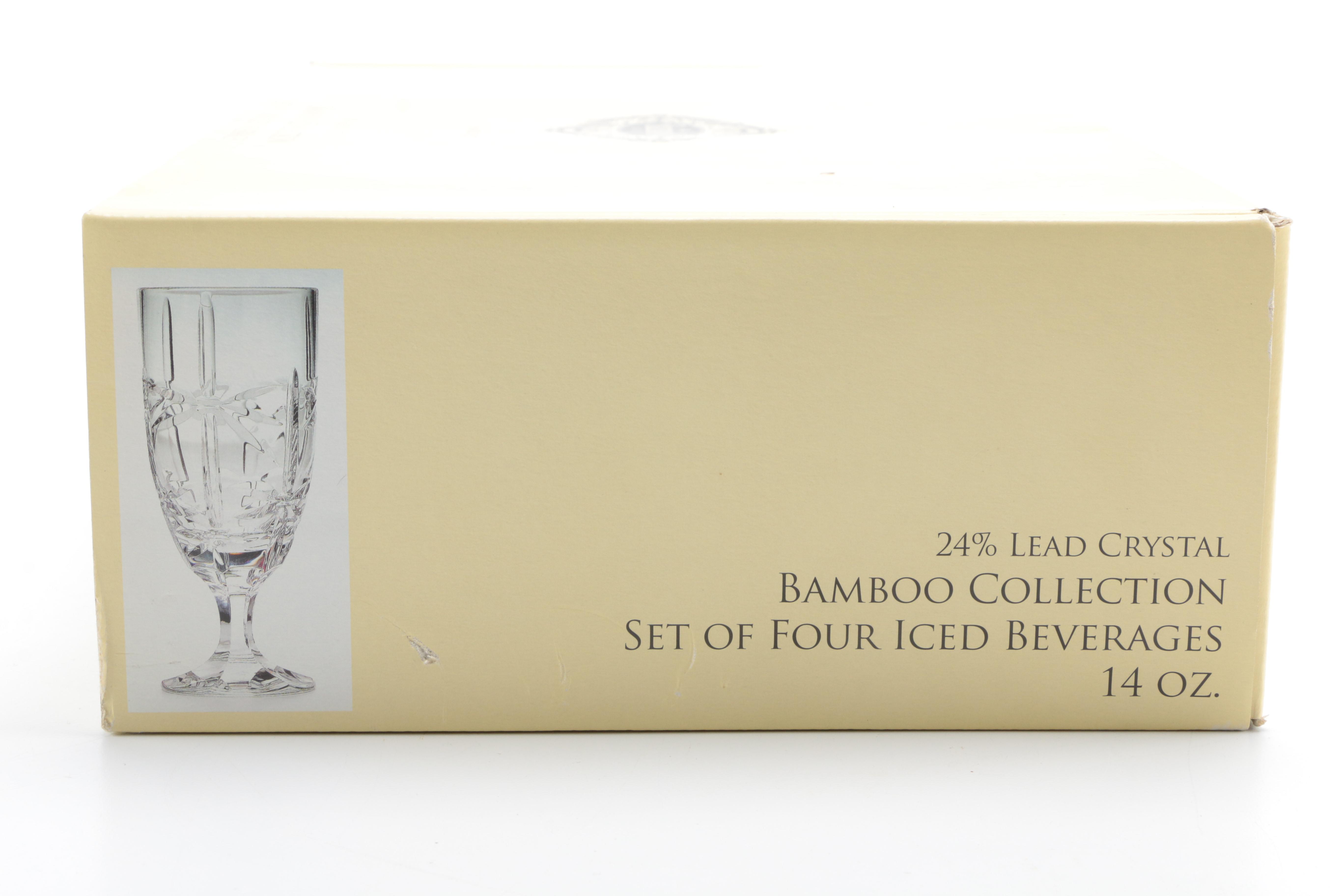 Tropical Themed Crystal Glasses