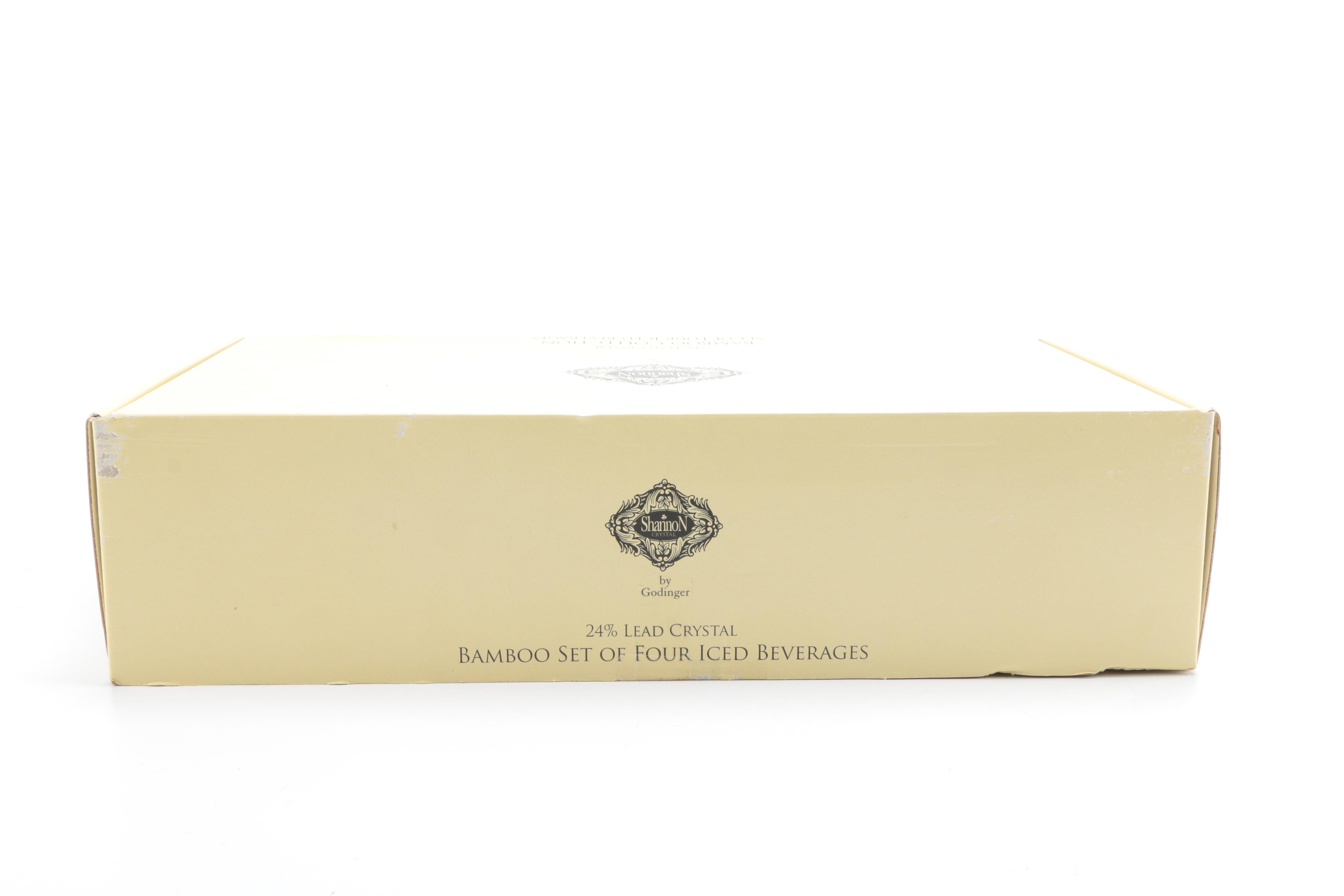 Tropical Themed Crystal Glasses