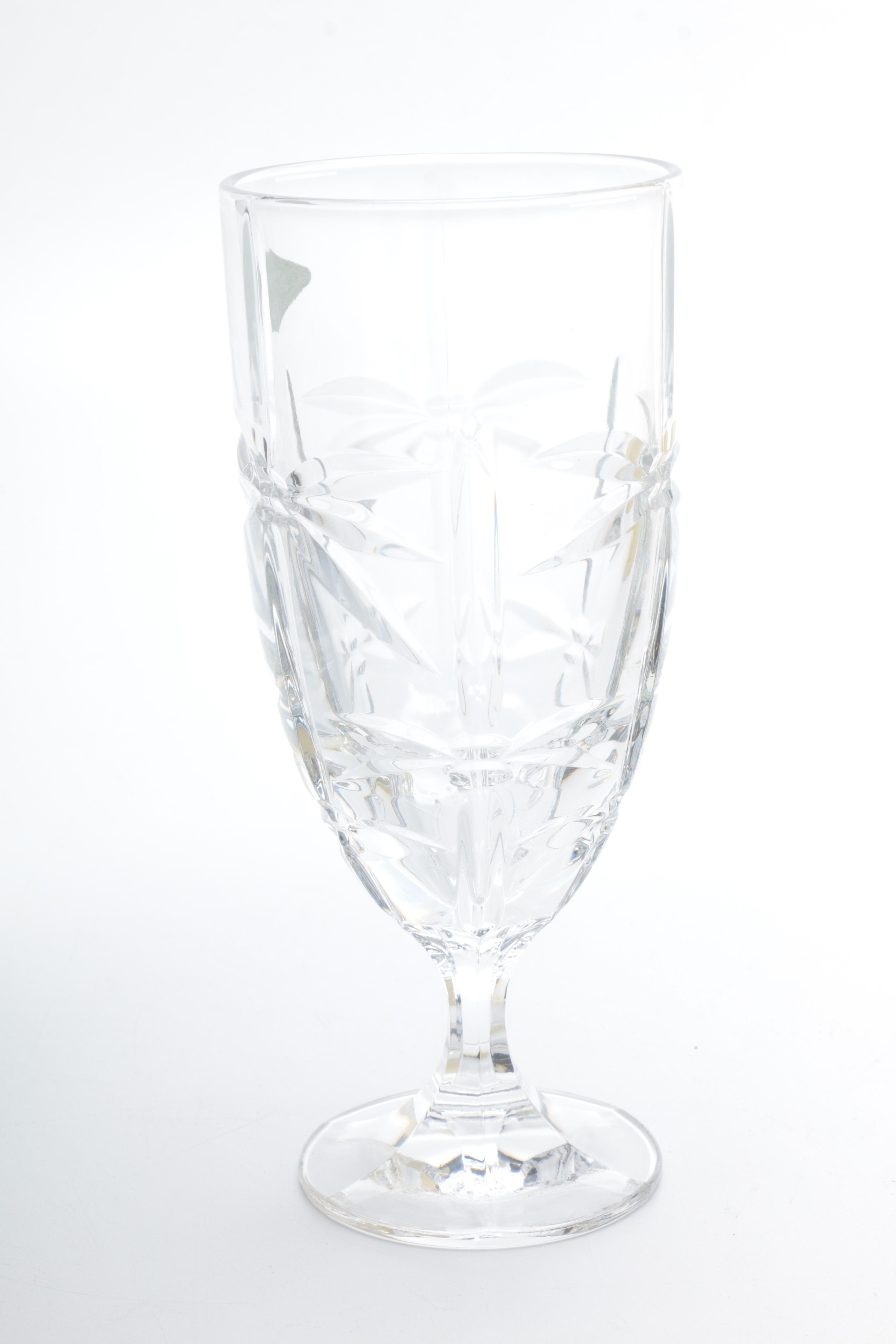 Tropical Themed Crystal Glasses