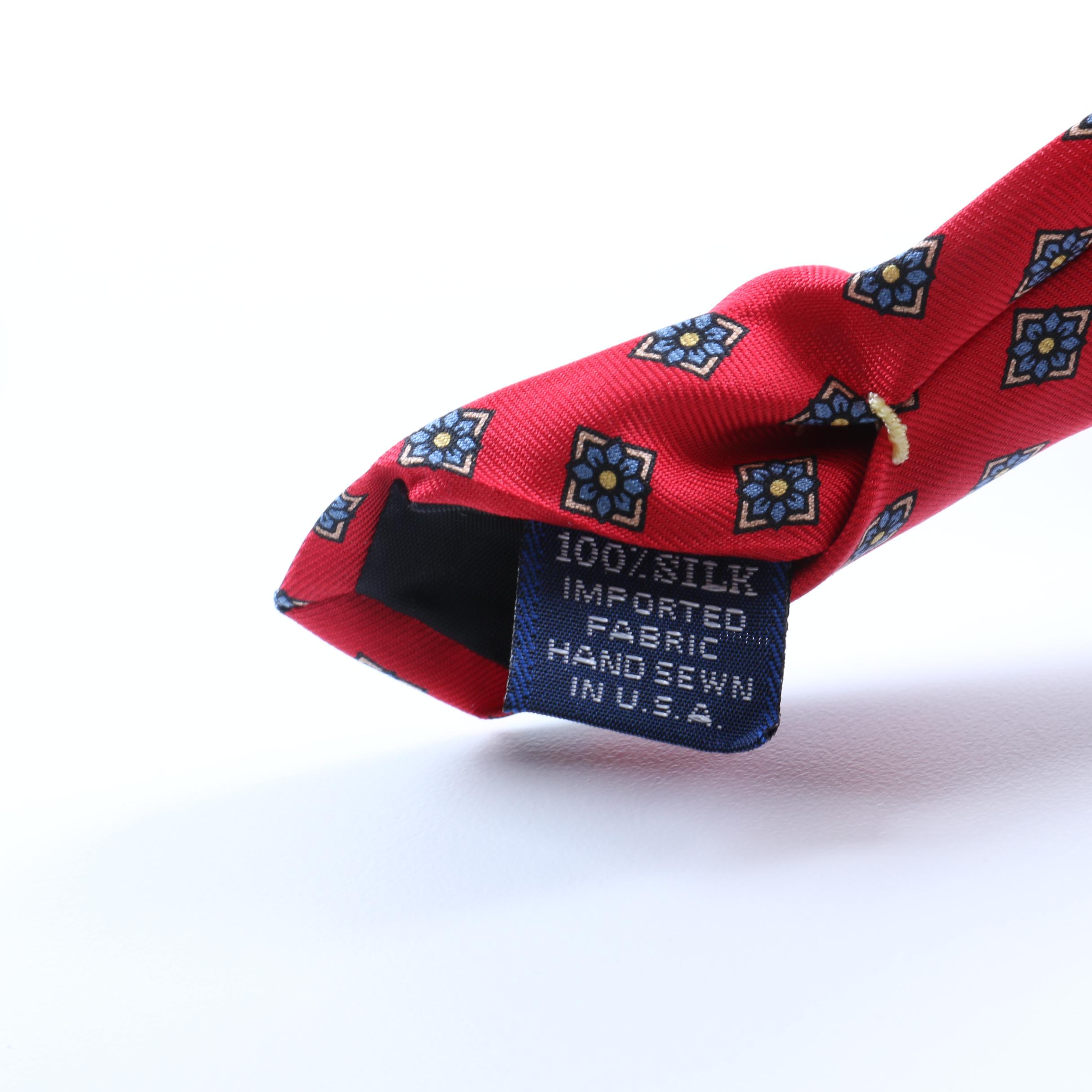 Assorted Ties Including Christian Dior, Brooks Brothers, Yves St. Laurent