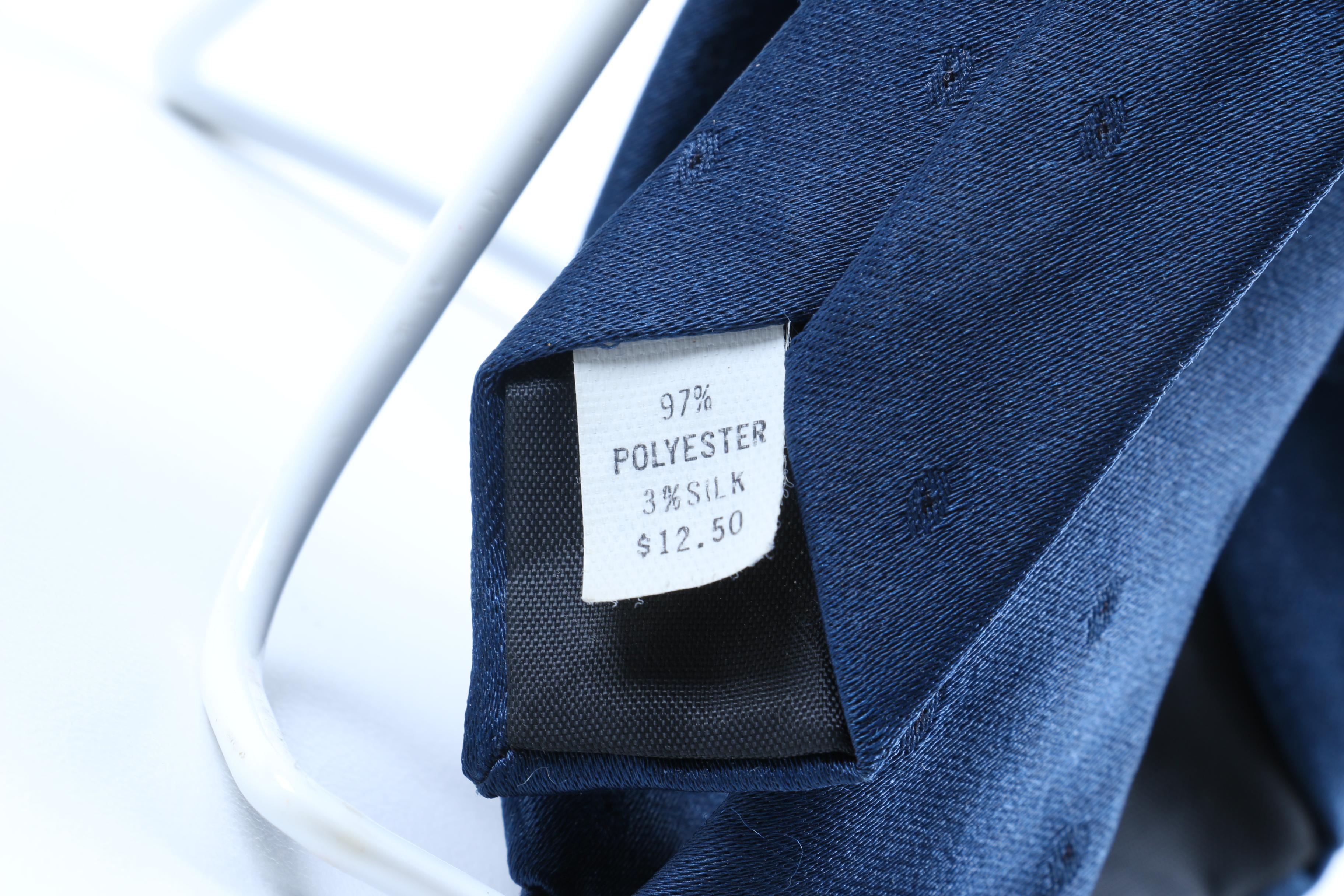 Assorted Ties Including Christian Dior, Brooks Brothers, Yves St. Laurent