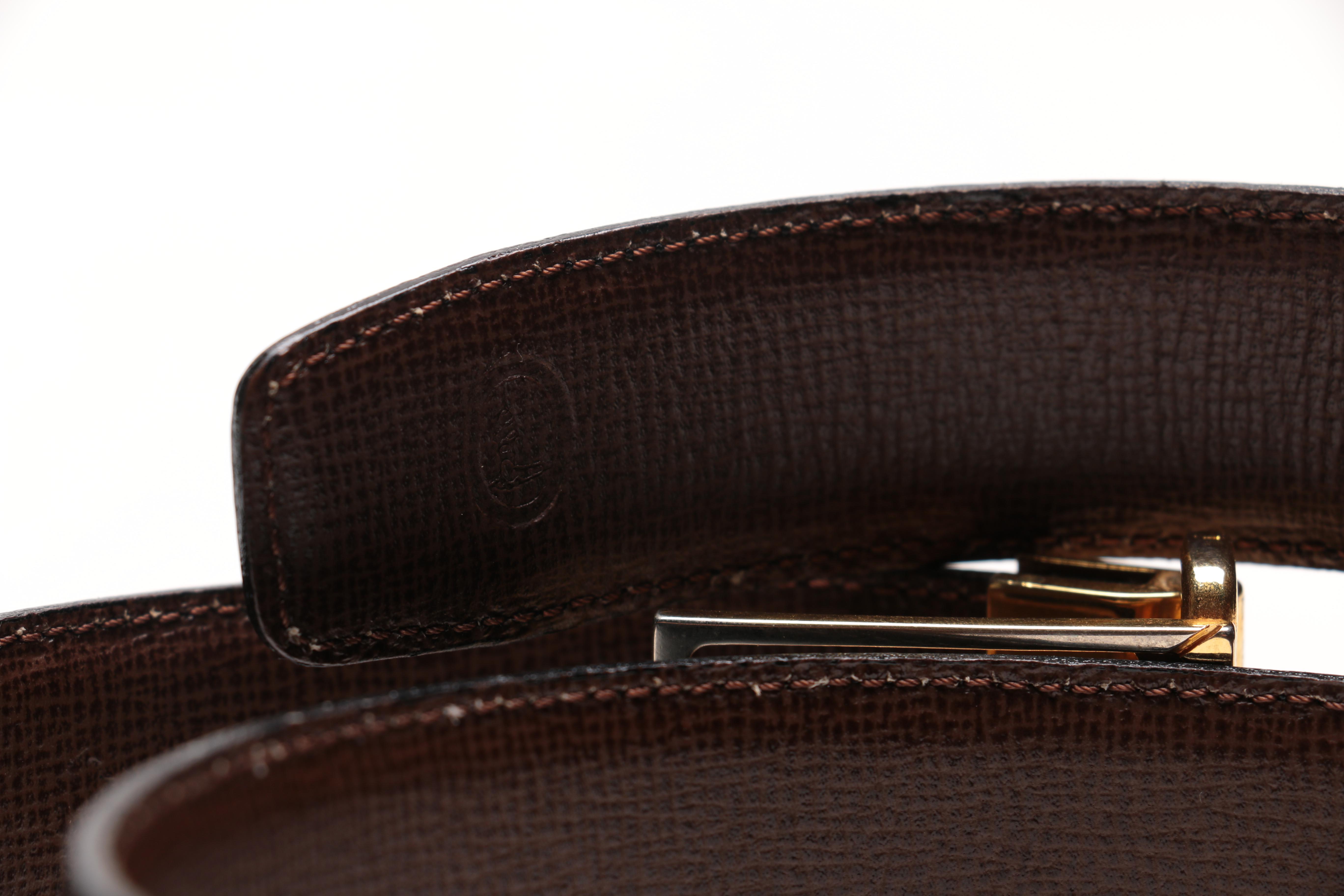 Designer Leather Belts Including Trussardi and Coach