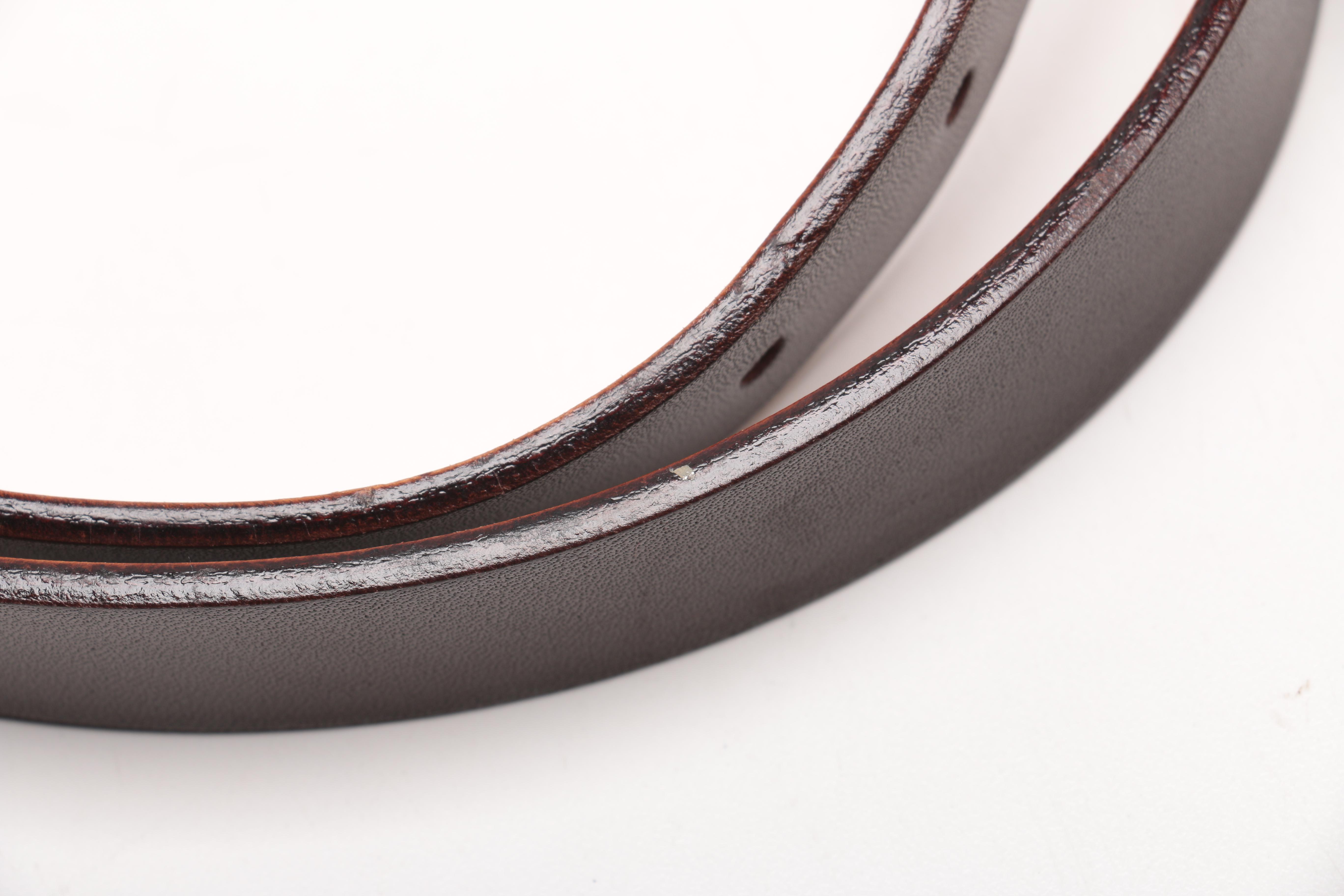 Designer Leather Belts Including Trussardi and Coach