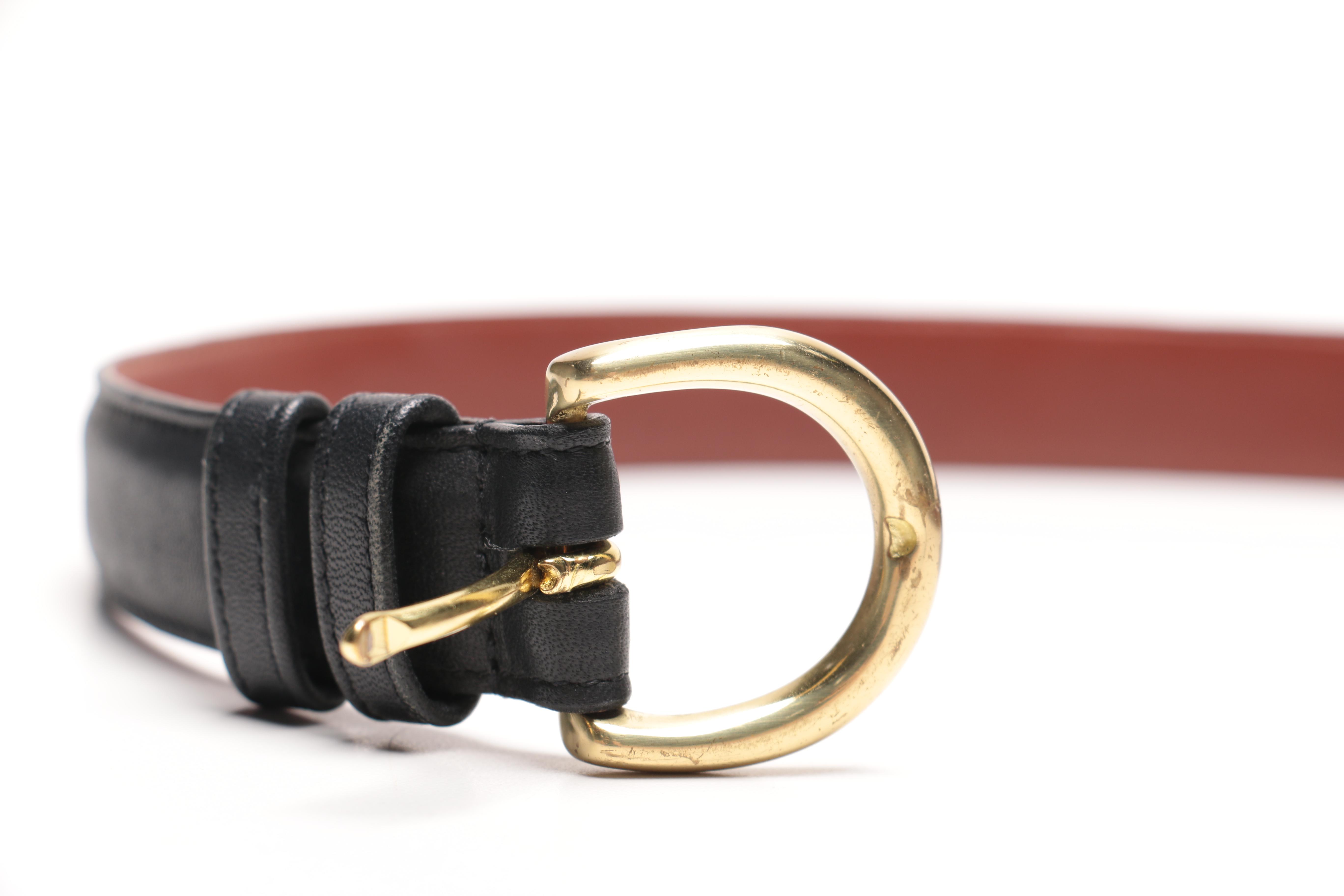 Designer Leather Belts Including Trussardi and Coach