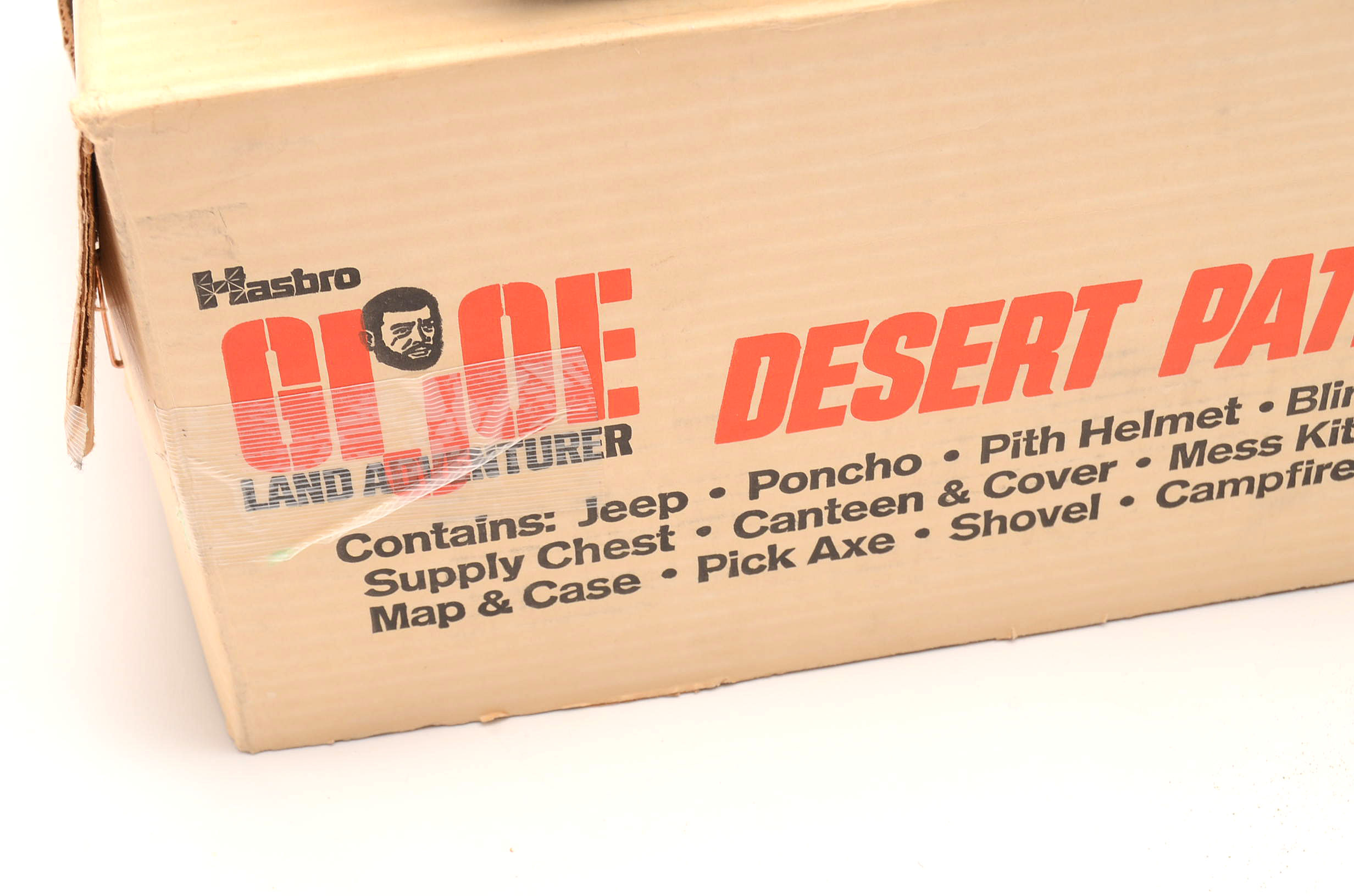 Vintage G.I.Joe with Desert Patrol Adventure Jeep and Accessories