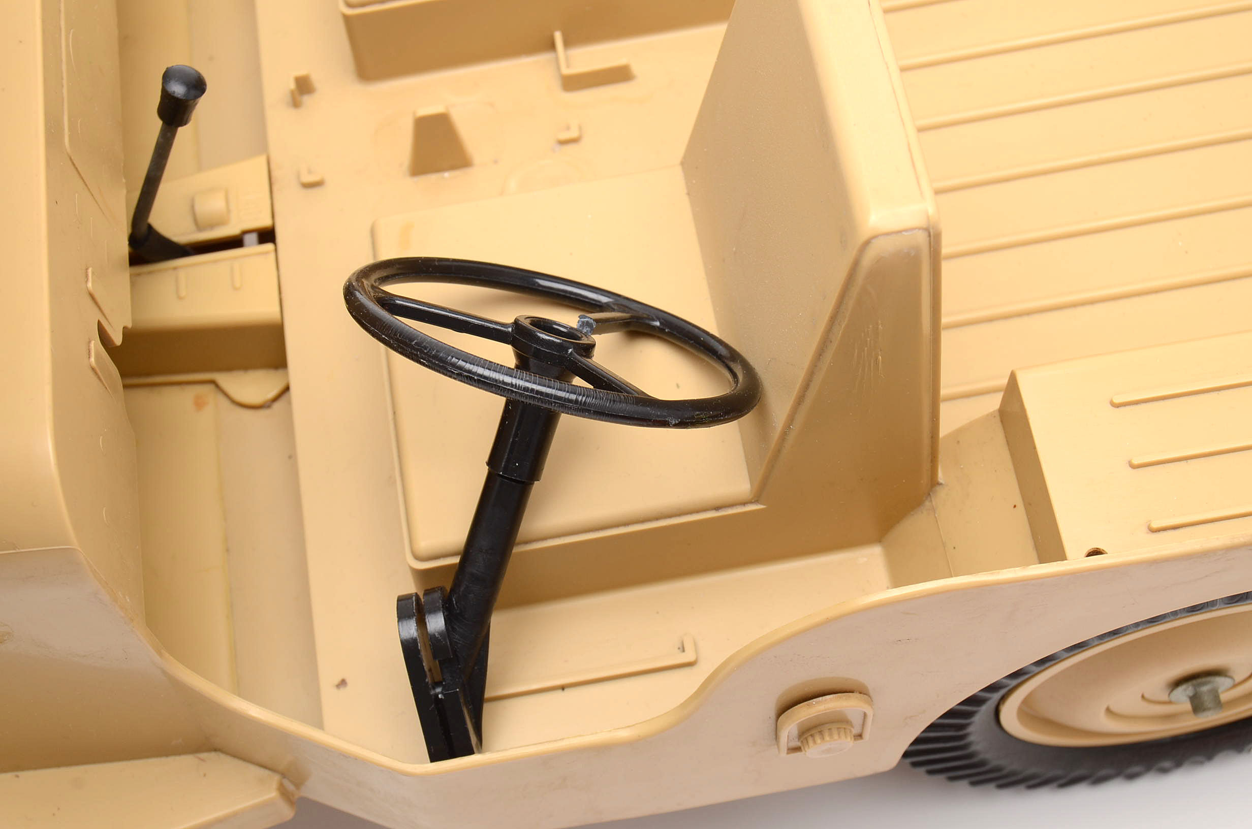 Vintage G.I.Joe with Desert Patrol Adventure Jeep and Accessories