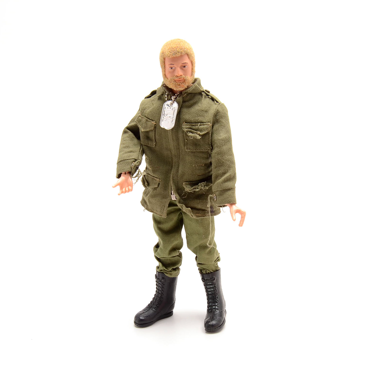 Vintage G.I.Joe with Desert Patrol Adventure Jeep and Accessories