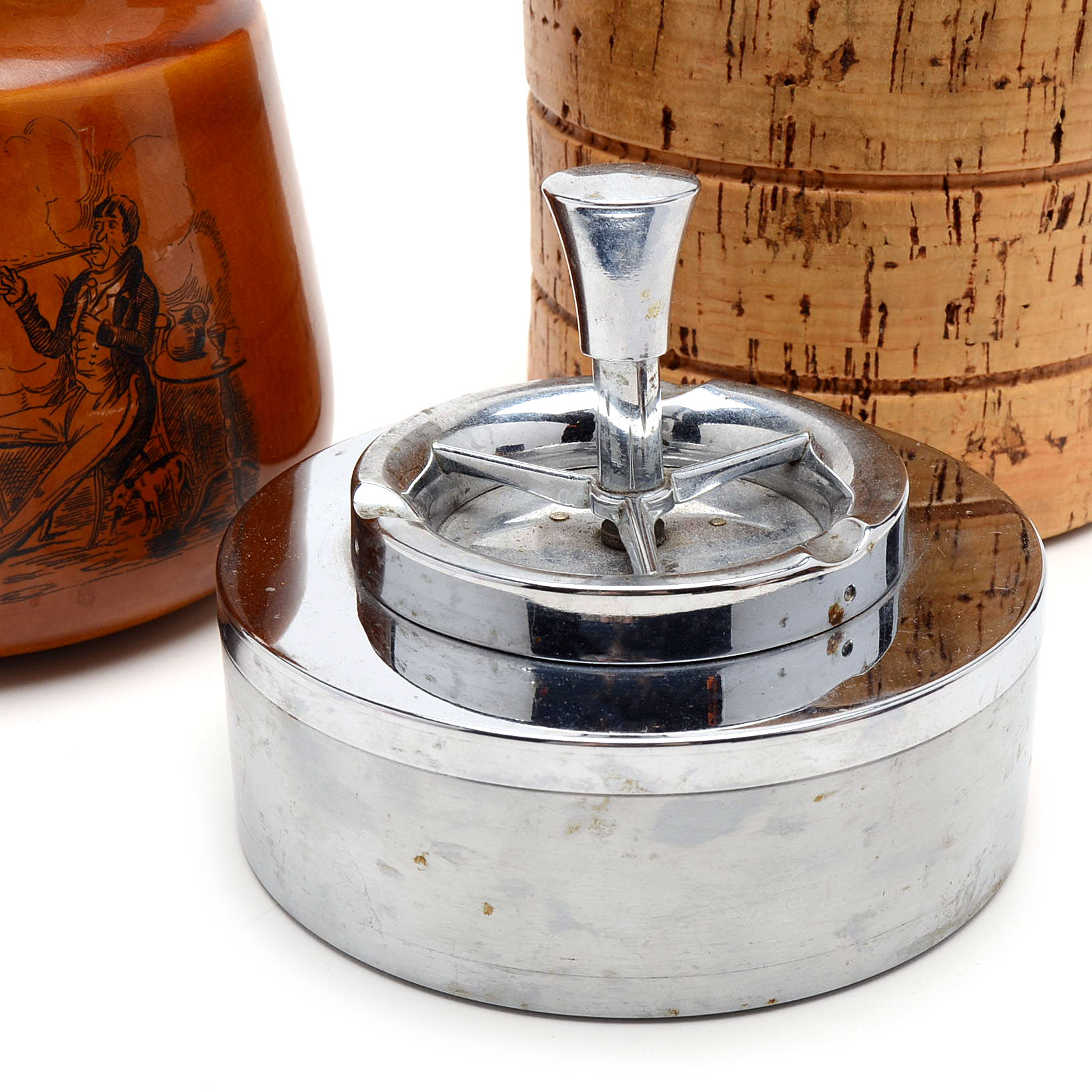 Collection of Vintage Pipes and Tobacciana