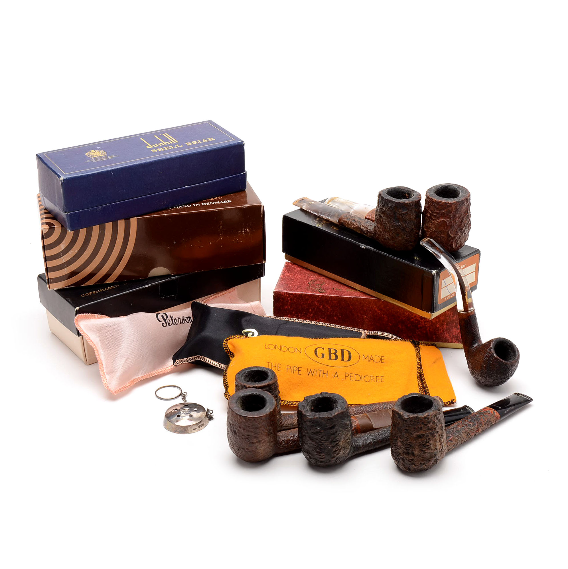 Collection of Vintage Pipes and Tobacciana