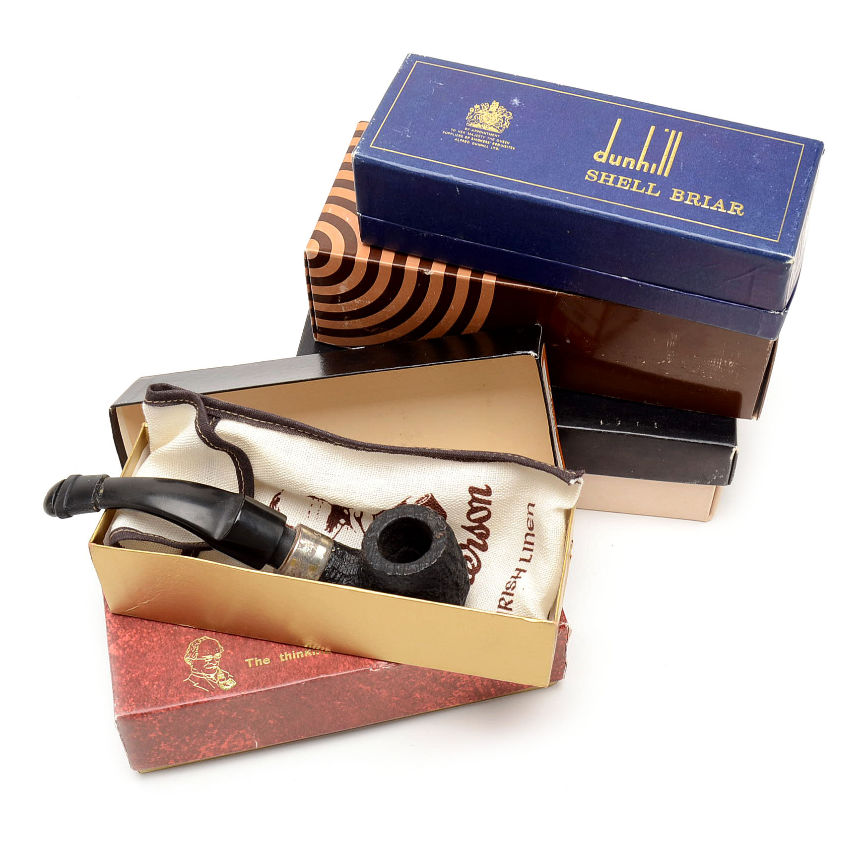 Collection of Vintage Pipes and Tobacciana