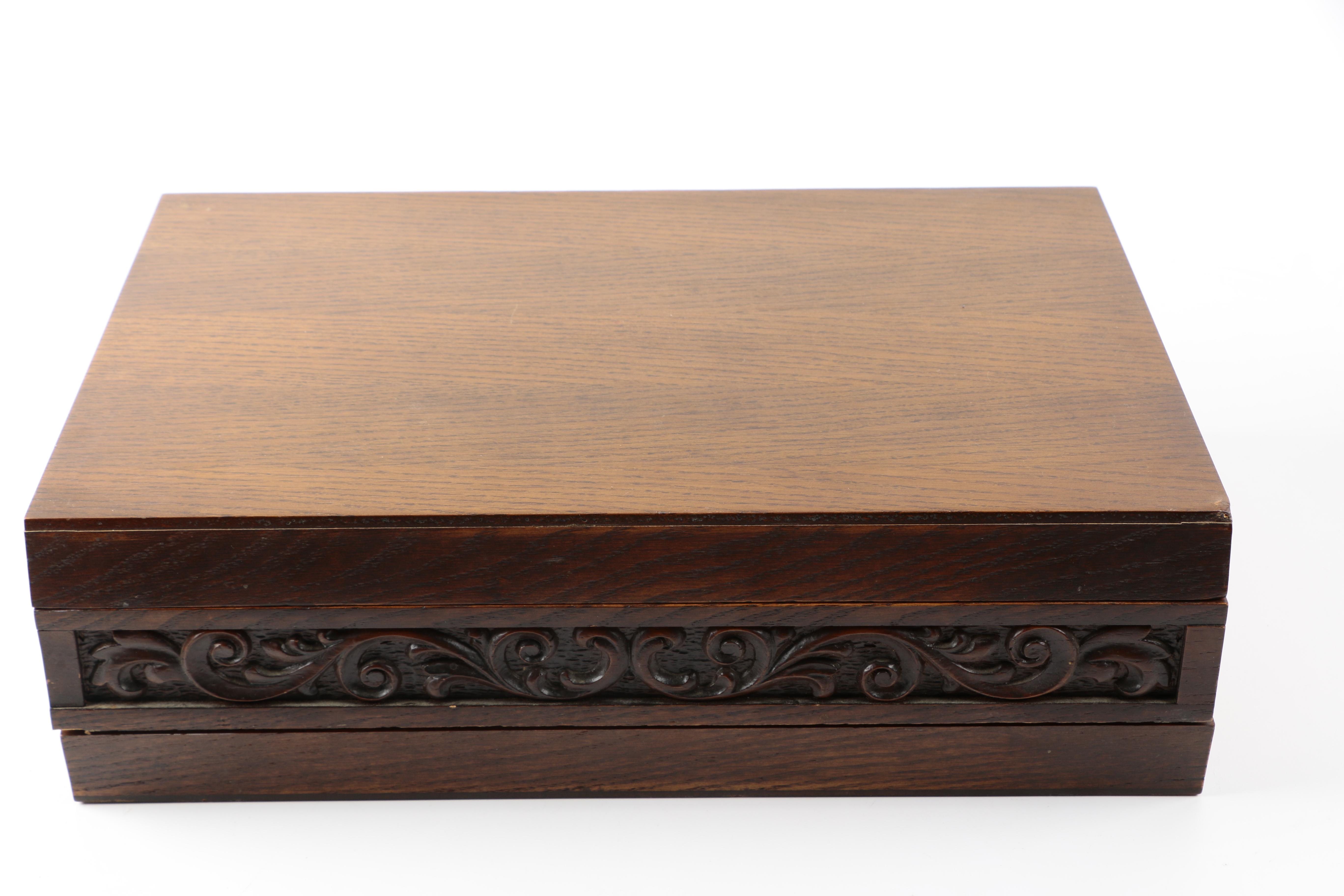 Gorham Hacienda Stainless Steel Flatware with Chest