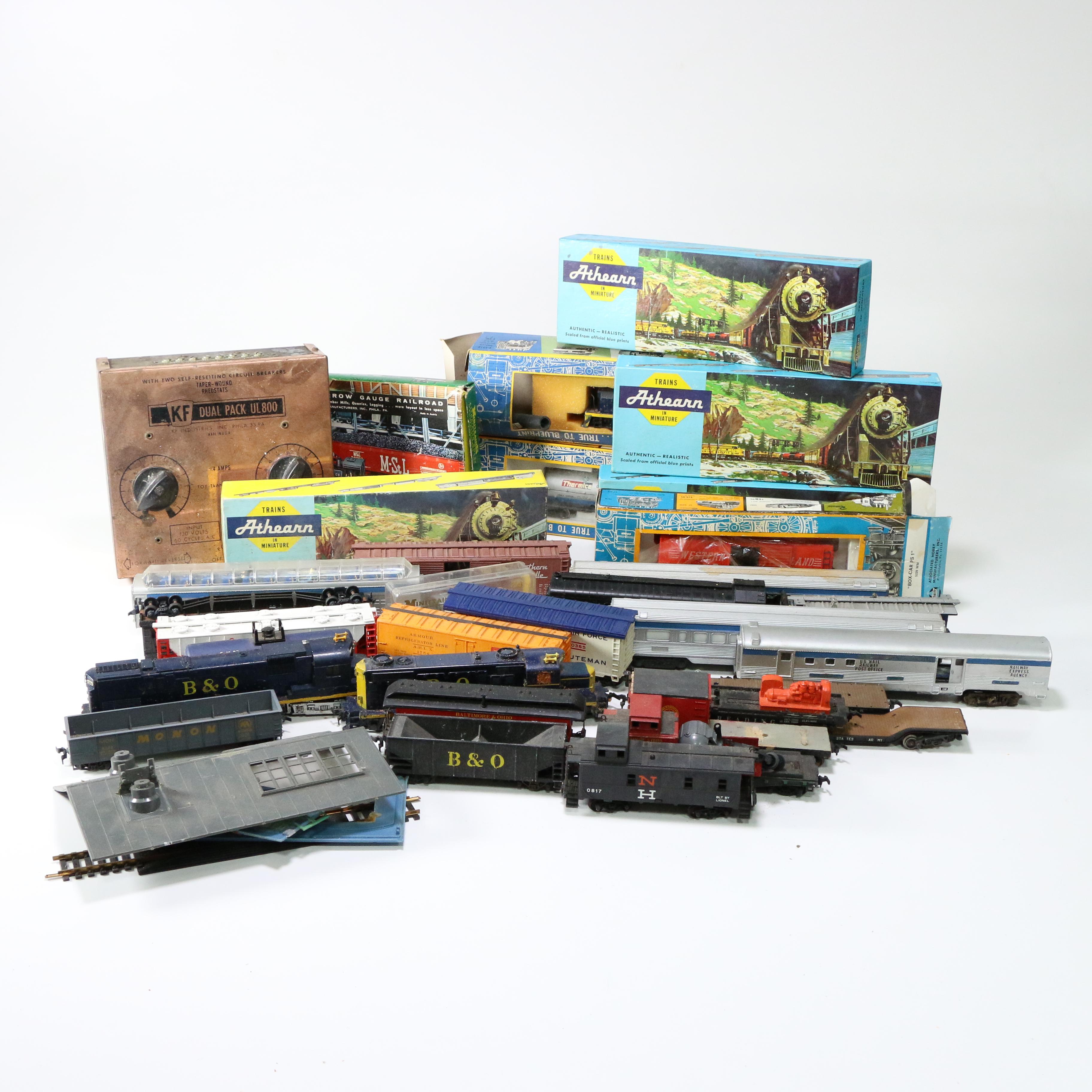 Model Trains and Accessories Including Athearn and AHM
