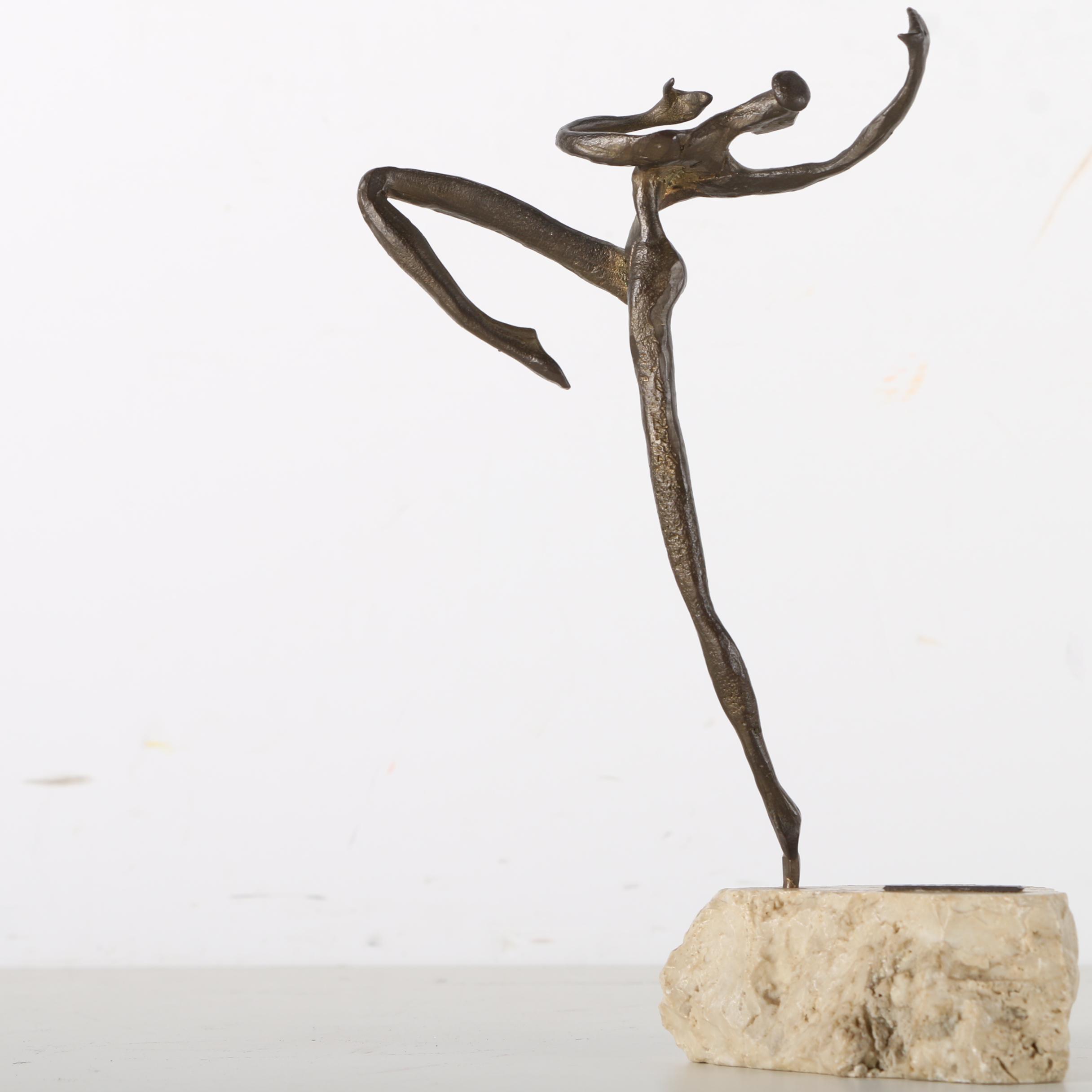 Emanuele Scarnicci Bronze Dancer Sculpture