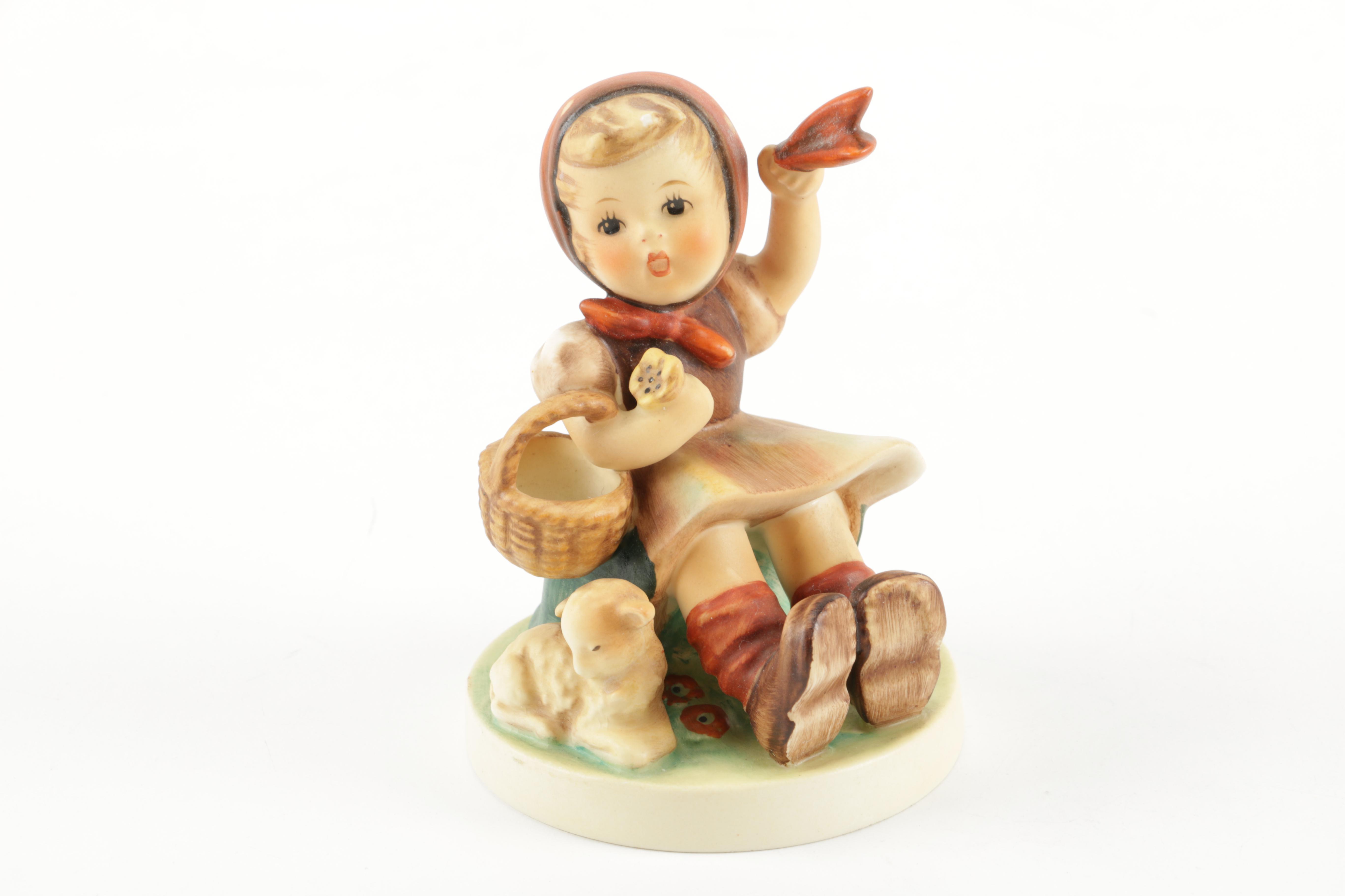 Collection of Gobel Hummel including "Farewell" and "The Guardian" Porcelain Figurines