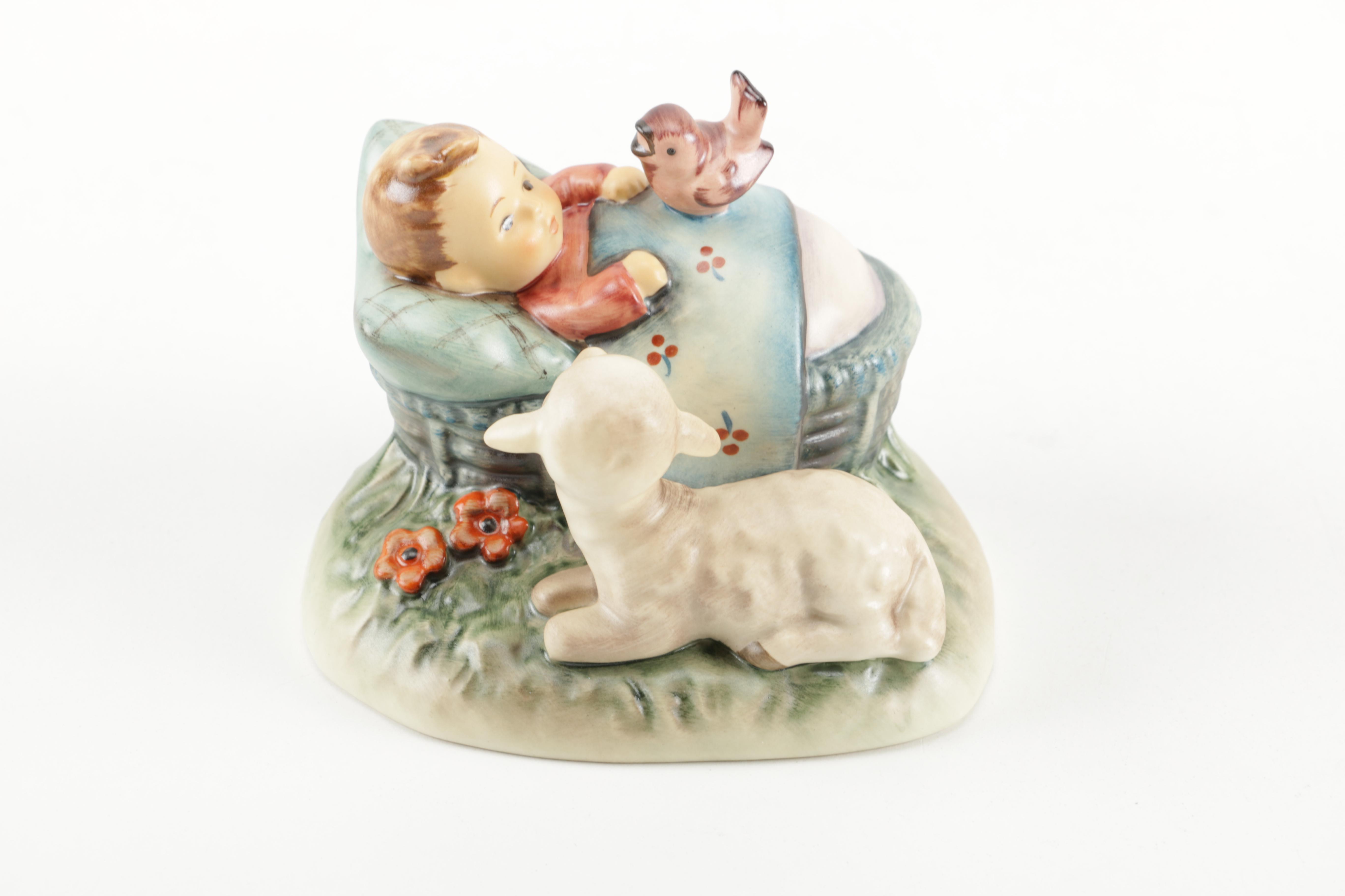 Collection of Gobel Hummel including "Farewell" and "The Guardian" Porcelain Figurines