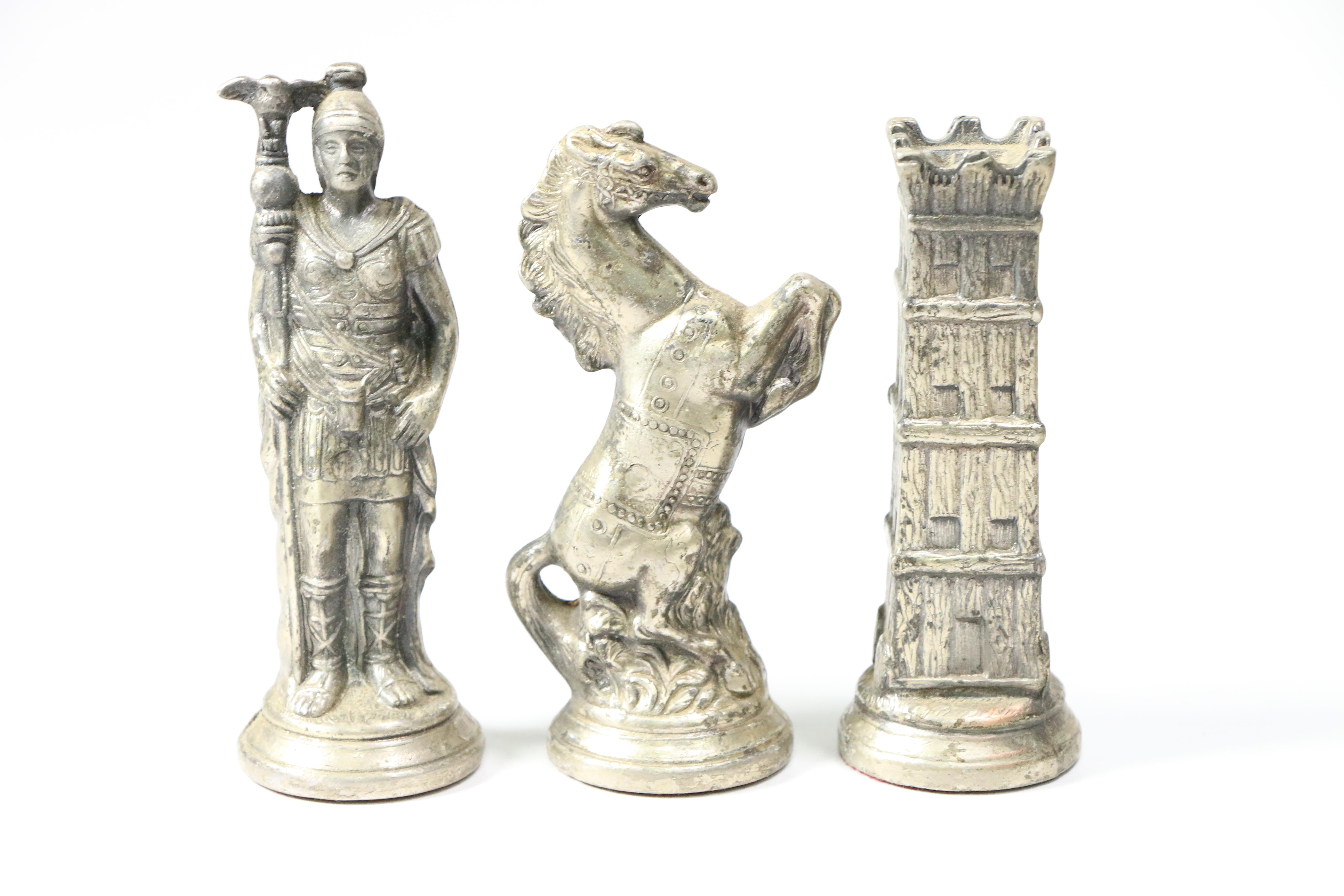 Marble and Agate Chess Set