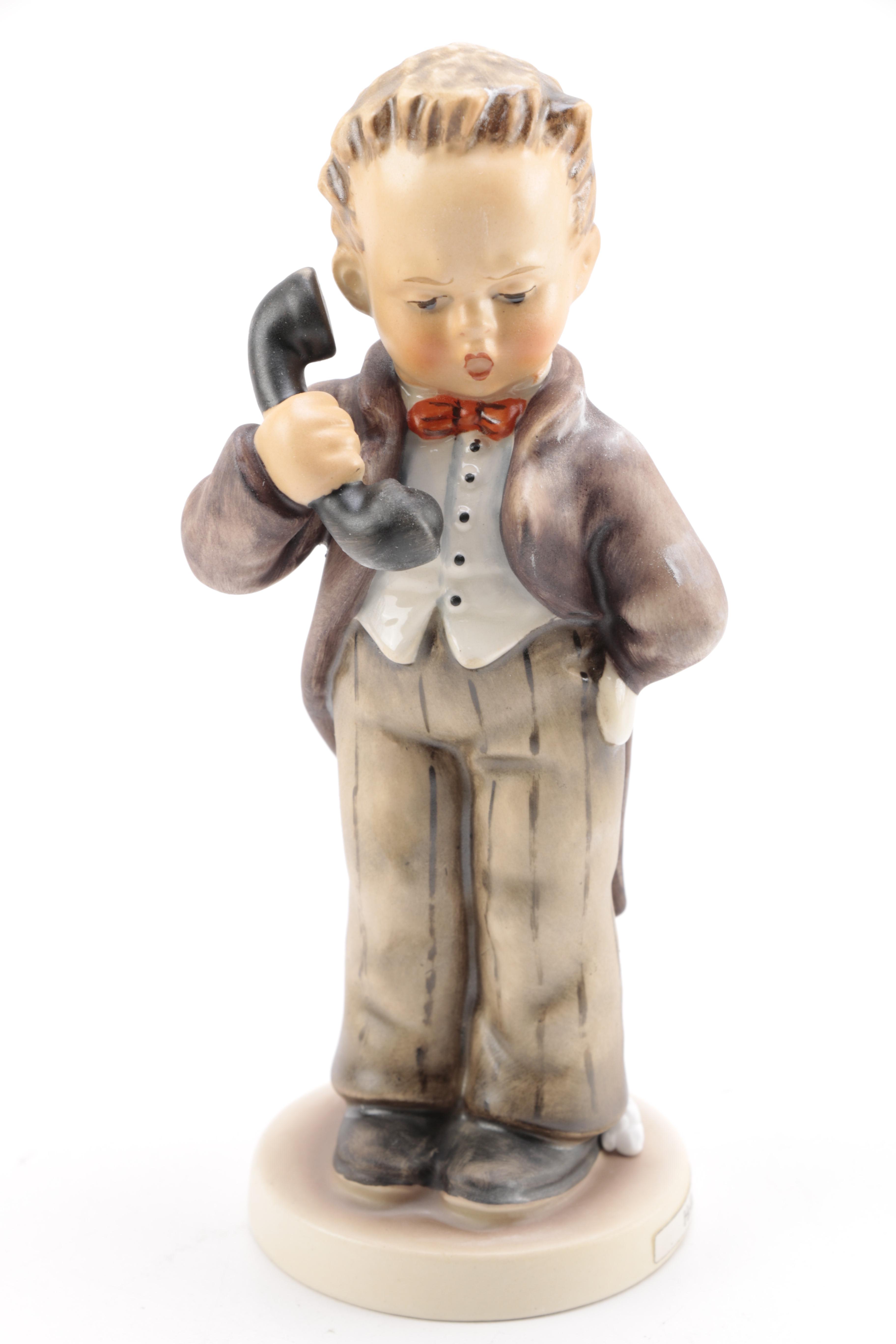 Collection of Goebel Hummel including "Flower Vendor" and "The Run-A-Way" Porcelain Figurines