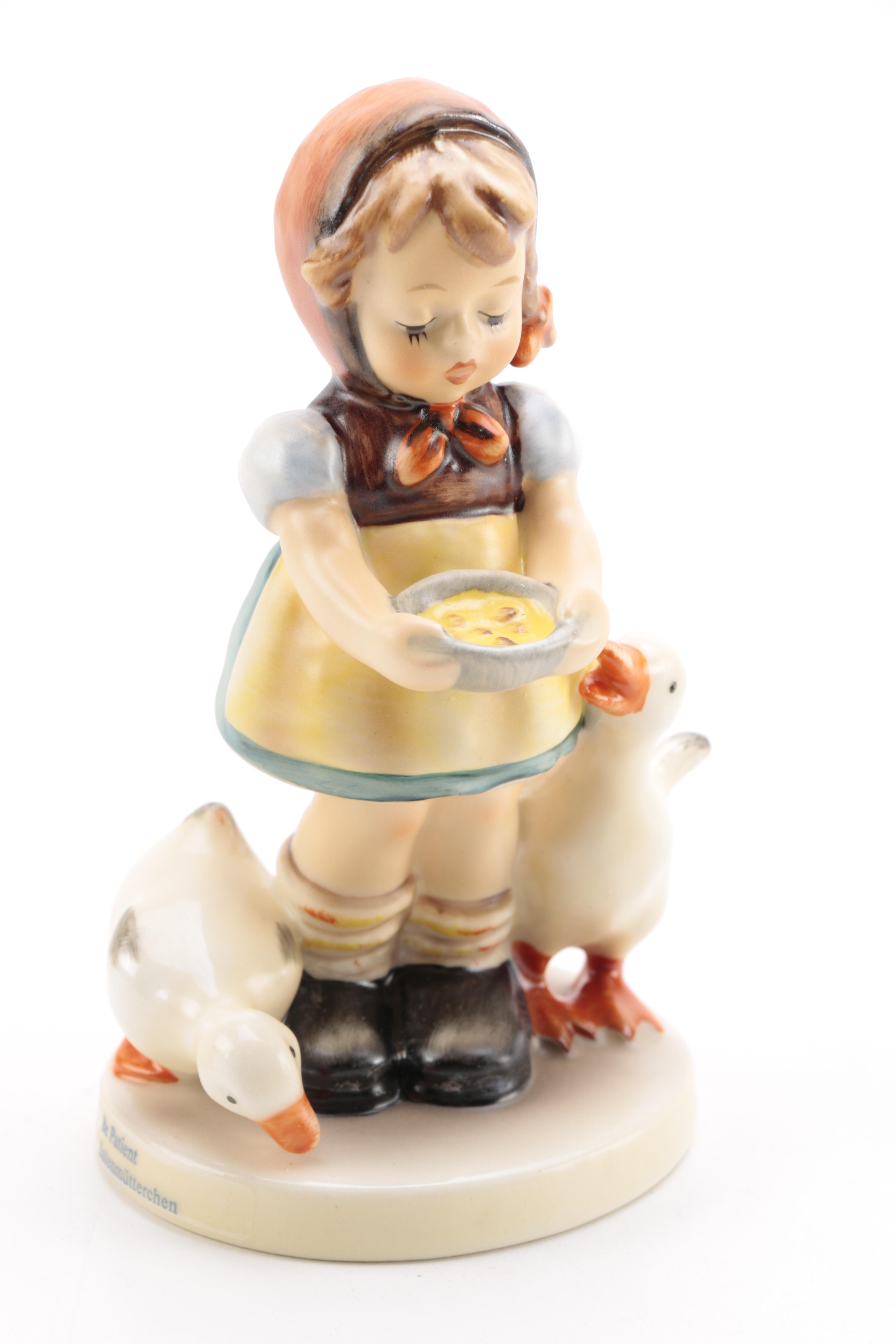 Collection of Goebel Hummel including "Flower Vendor" and "The Run-A-Way" Porcelain Figurines