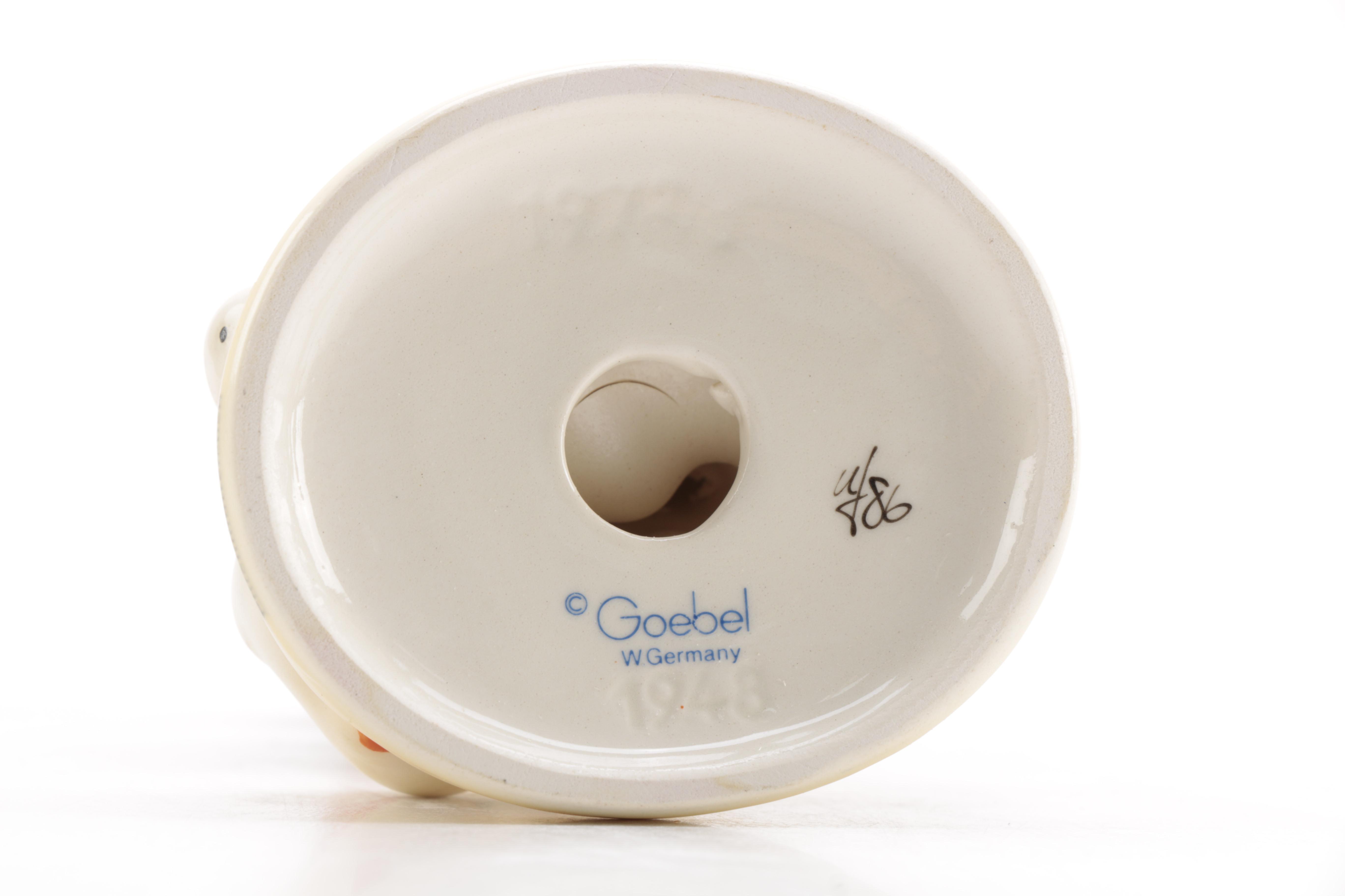 Collection of Goebel Hummel including "Flower Vendor" and "The Run-A-Way" Porcelain Figurines