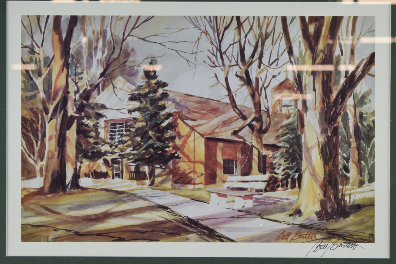 Framed Signed OffsetLithograph after Bill Bartelt