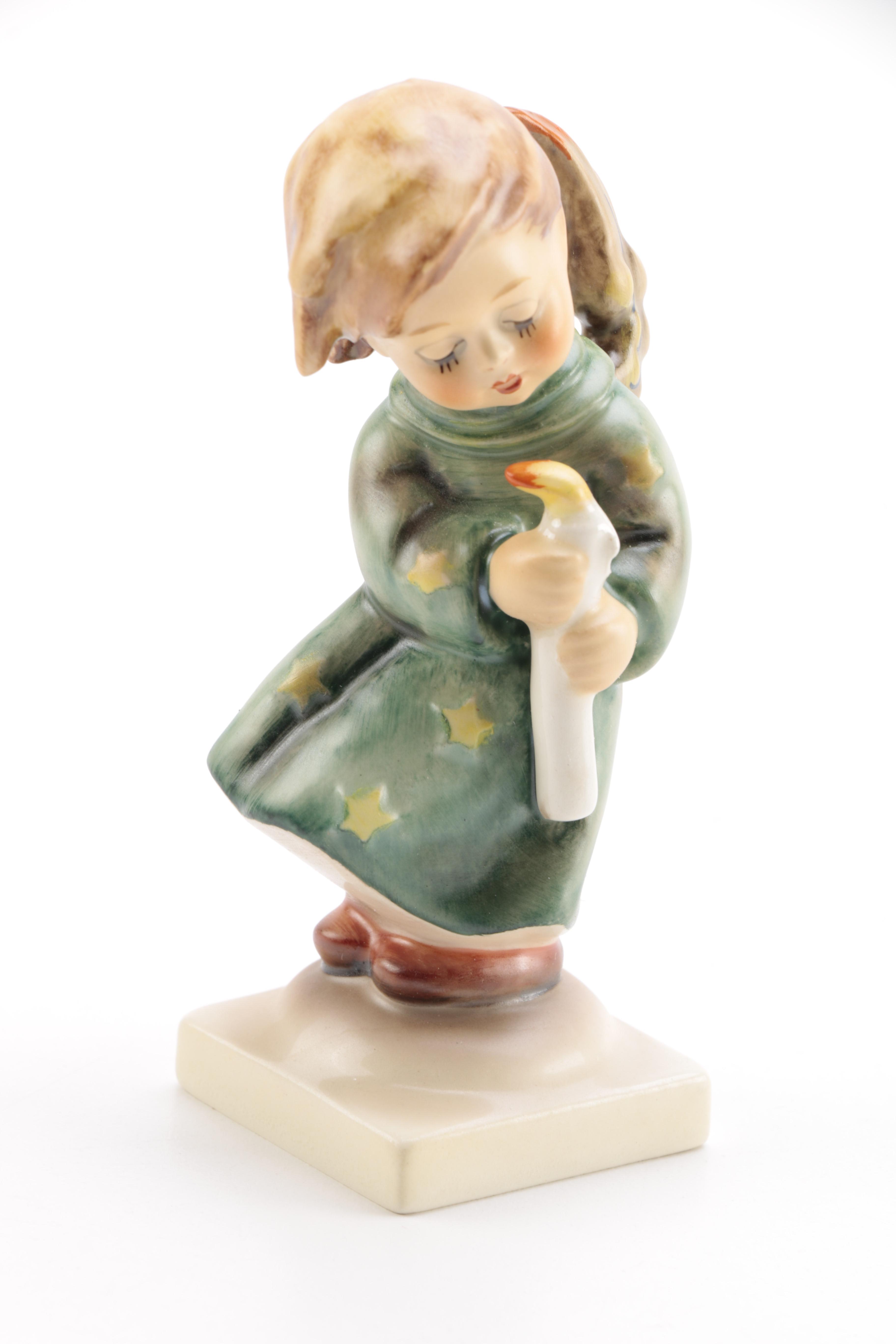 Collection of Goebel Hummel including "Flower Vendor" and "The Run-A-Way" Porcelain Figurines
