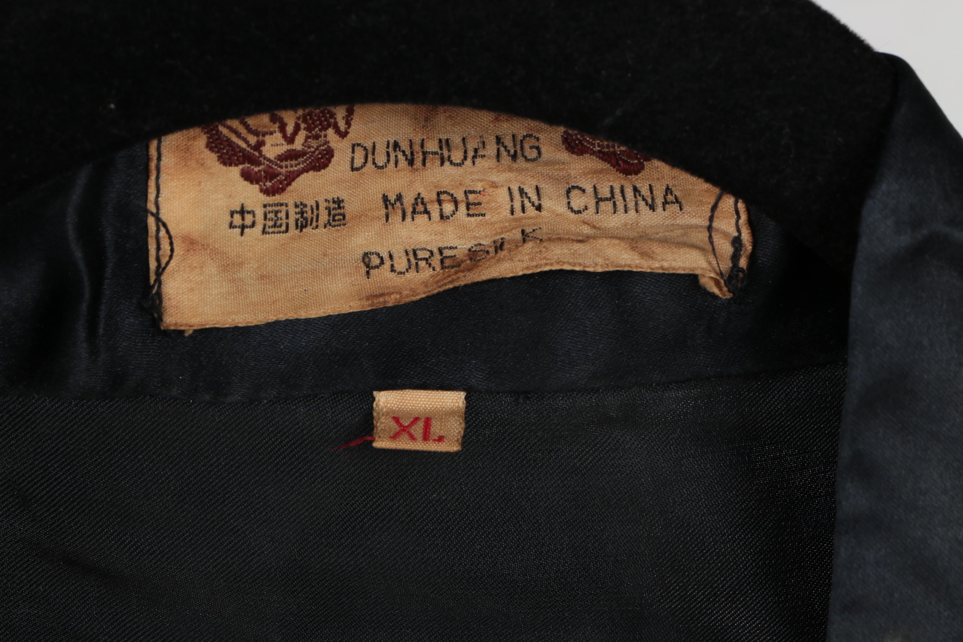 Lace Blouse, Lace Dress and Chinese Silk Robe