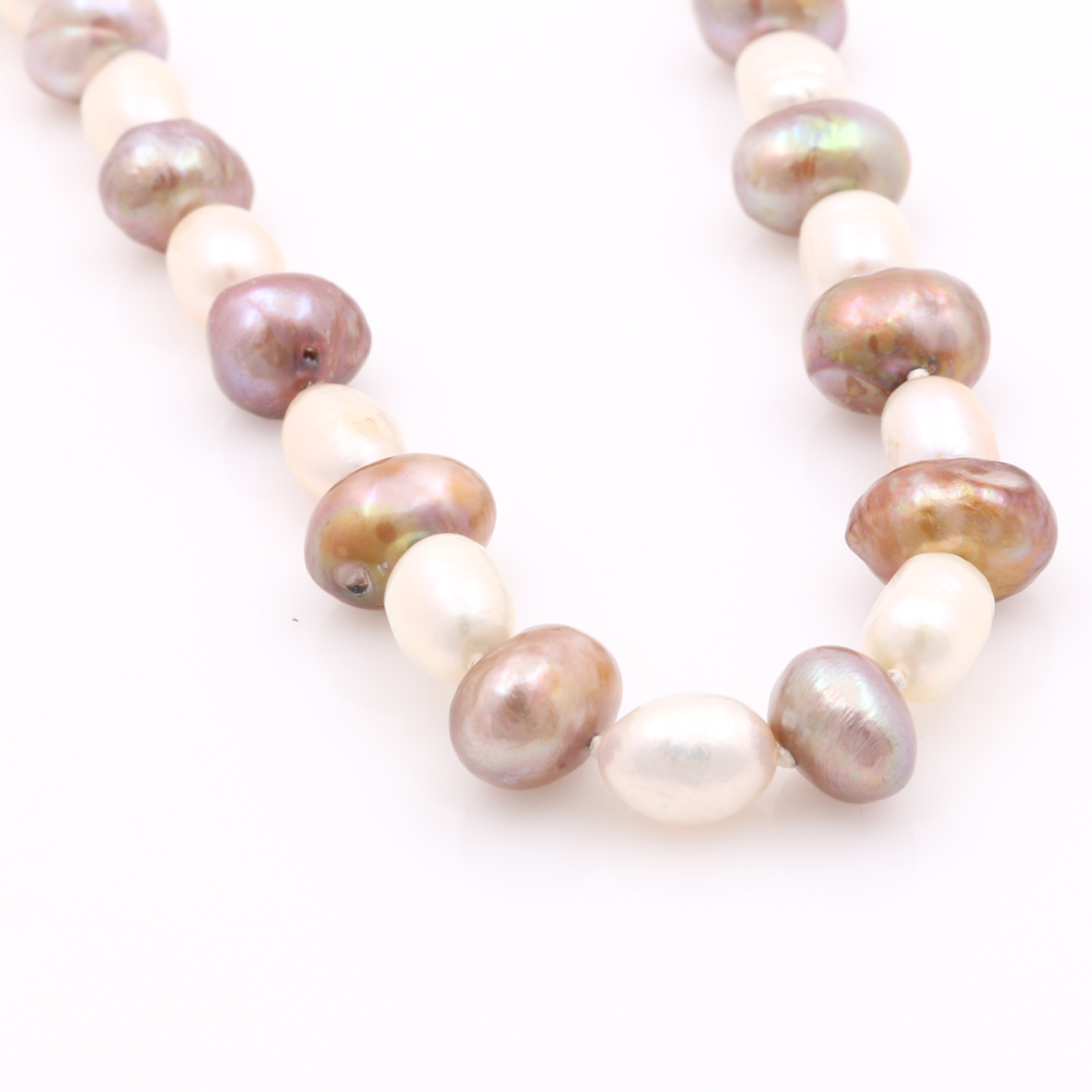 Sterling Silver Cultured Pearl and Onyx Jewelry