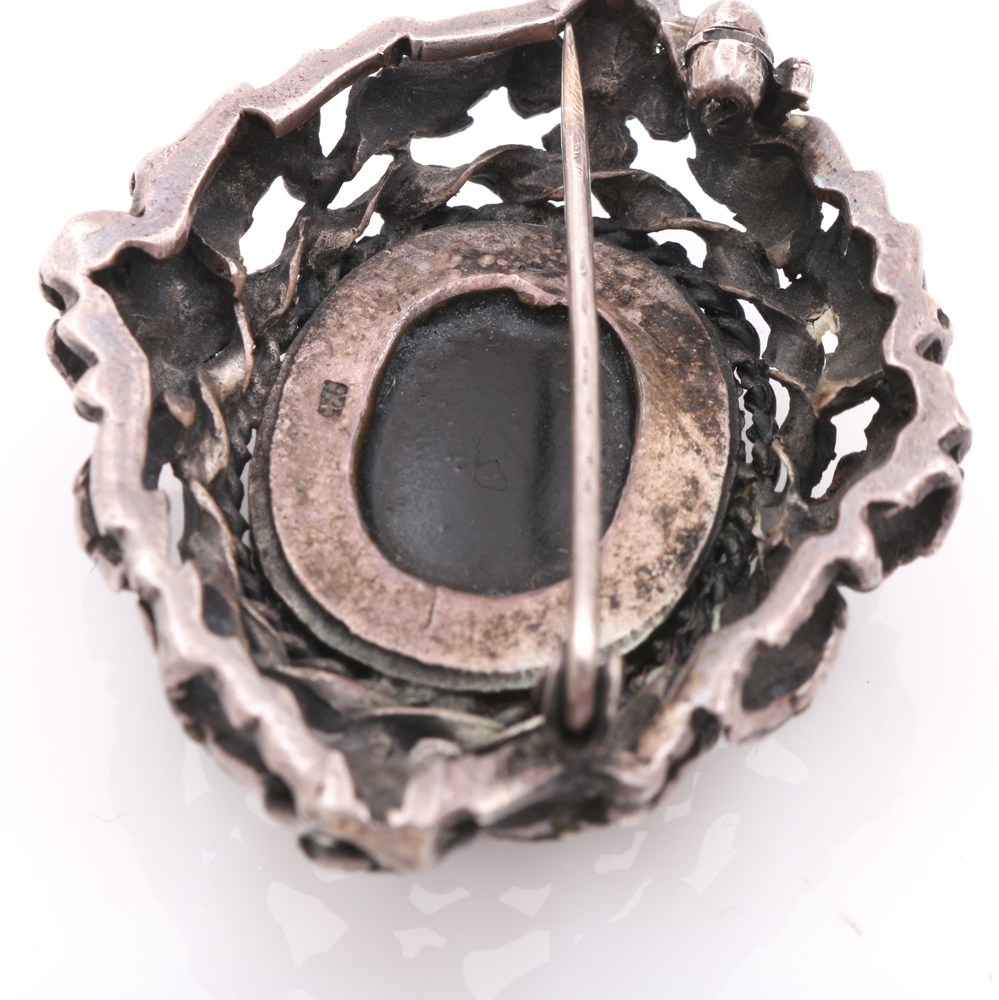 Sterling Silver Cultured Pearl and Onyx Jewelry