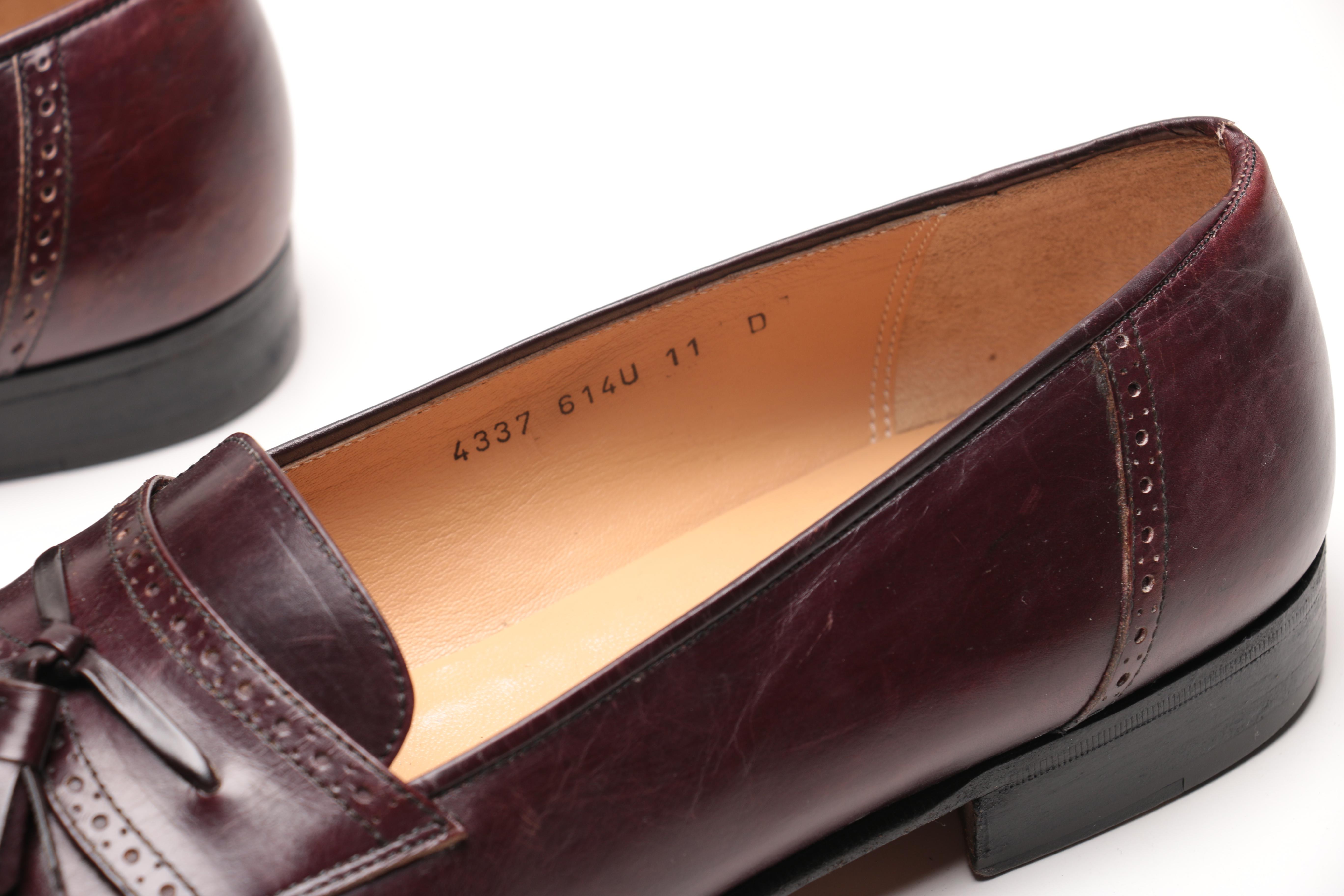 Salvatore Ferragamo Brown Leather Tassel Loafers